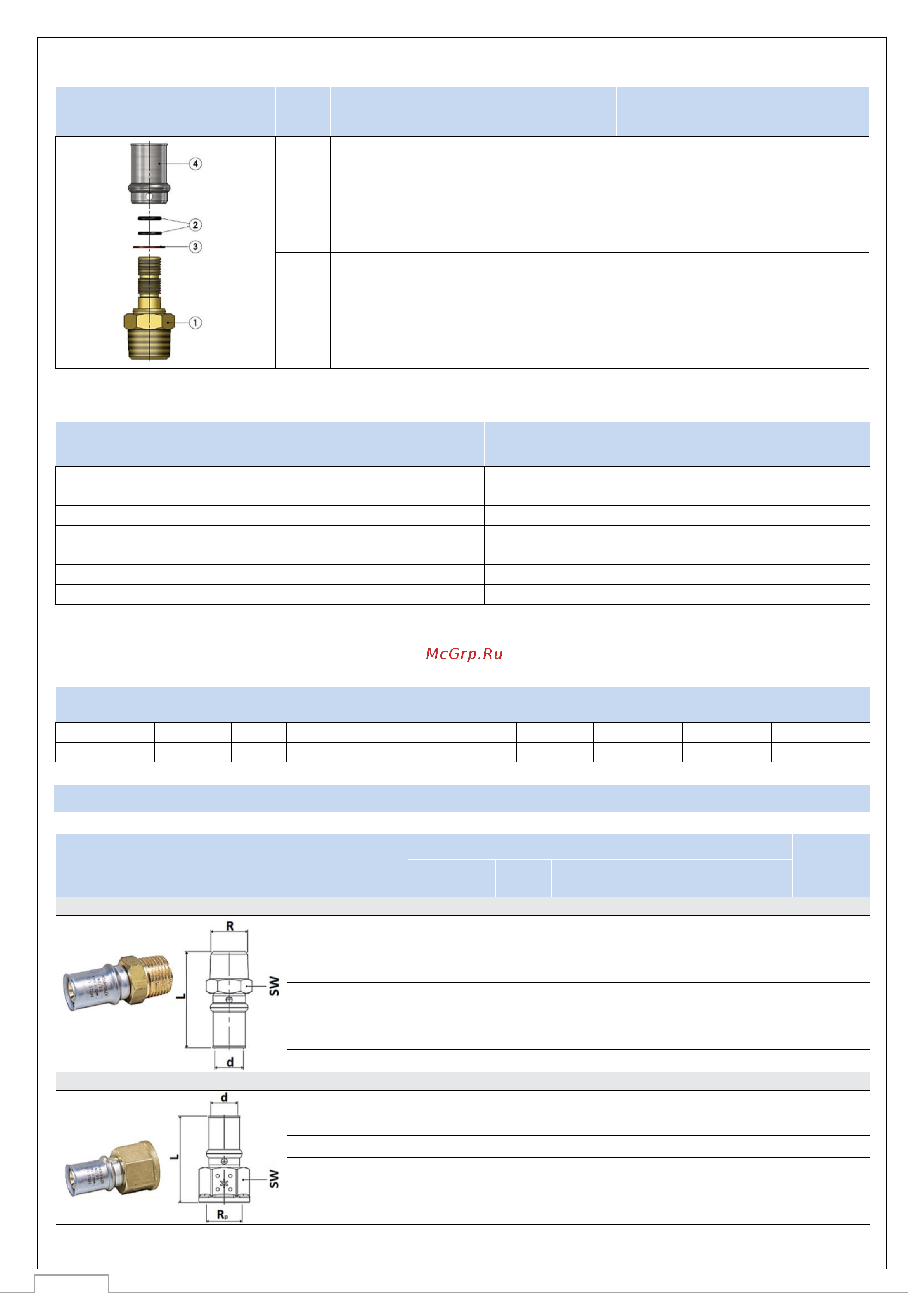 STOUT 1/2x16 прессовой SFP-0013-001216 RG008S9C4R1HNV Технический паспорт онлайн [3/11] 826537