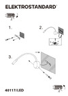 Elektrostandard BARD 40117/LED белый a058939 Схема сборки