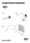 Elektrostandard - KNOB 40118/LED белый a058942 Схема сборки