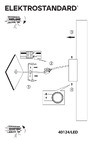 Elektrostandard langer матовое золото a061987 Схема сборки