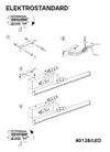 Elektrostandard monza 4000к 40128/led белый a064136 Инструкция по сборке