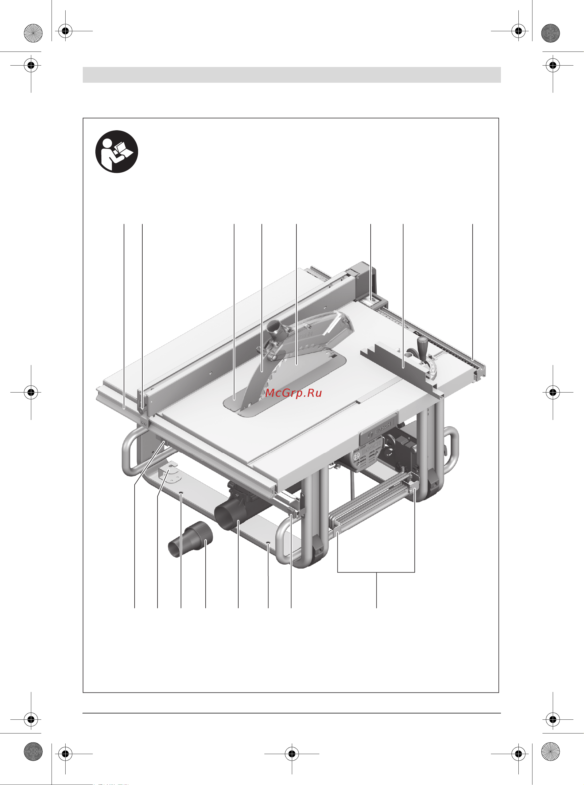 Bosch GTS 10 J Professional 0.601.B30.500 Инструкция к Bosch GTS 10 J Professional 0601B30500 онлайн [4/355] 826786