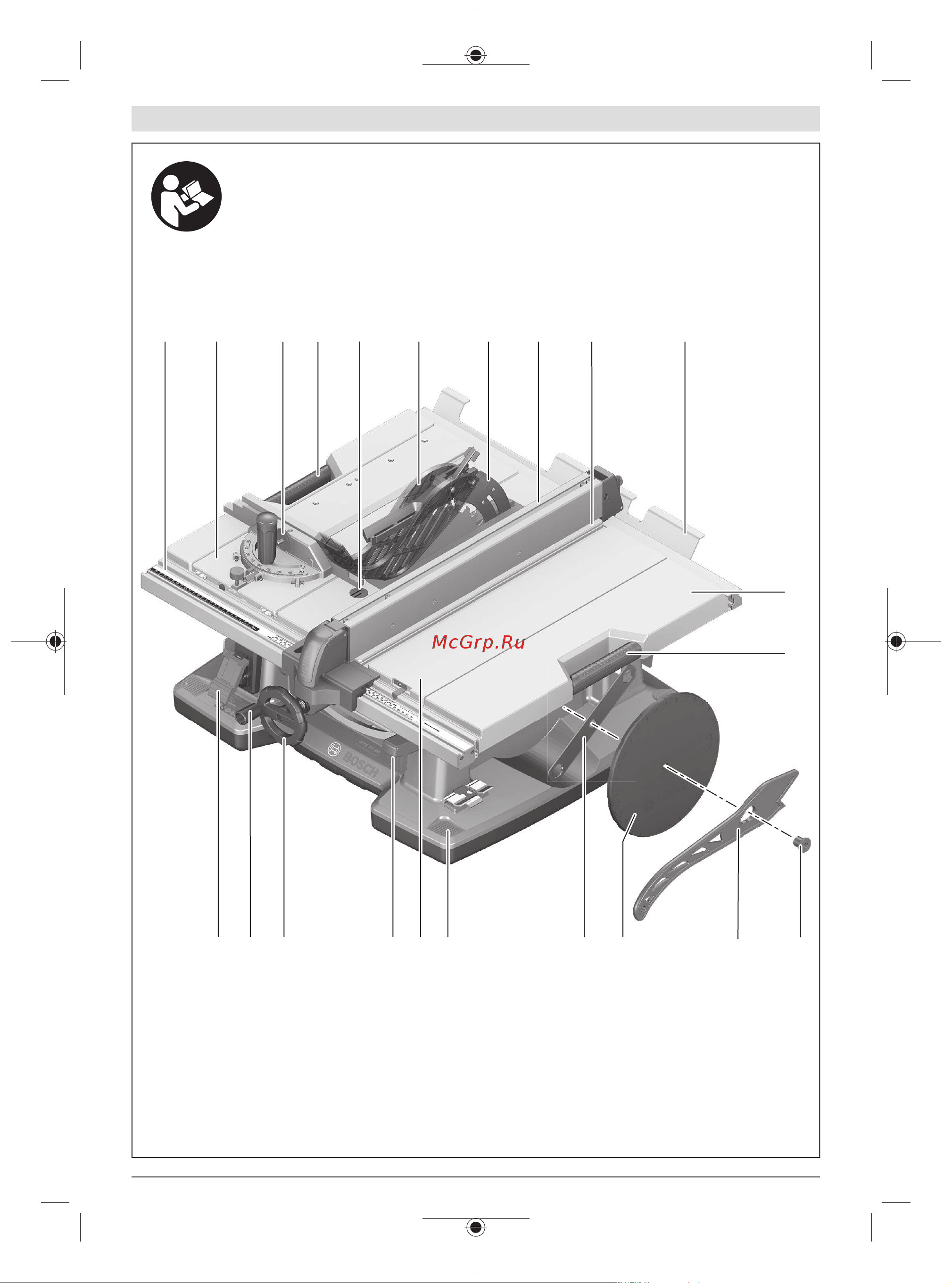 Bosch GTS 10 XC Professional 0601B30400 Инструкция к Bosch GTS 10 XC 0601B30400 онлайн [3/526] 826787