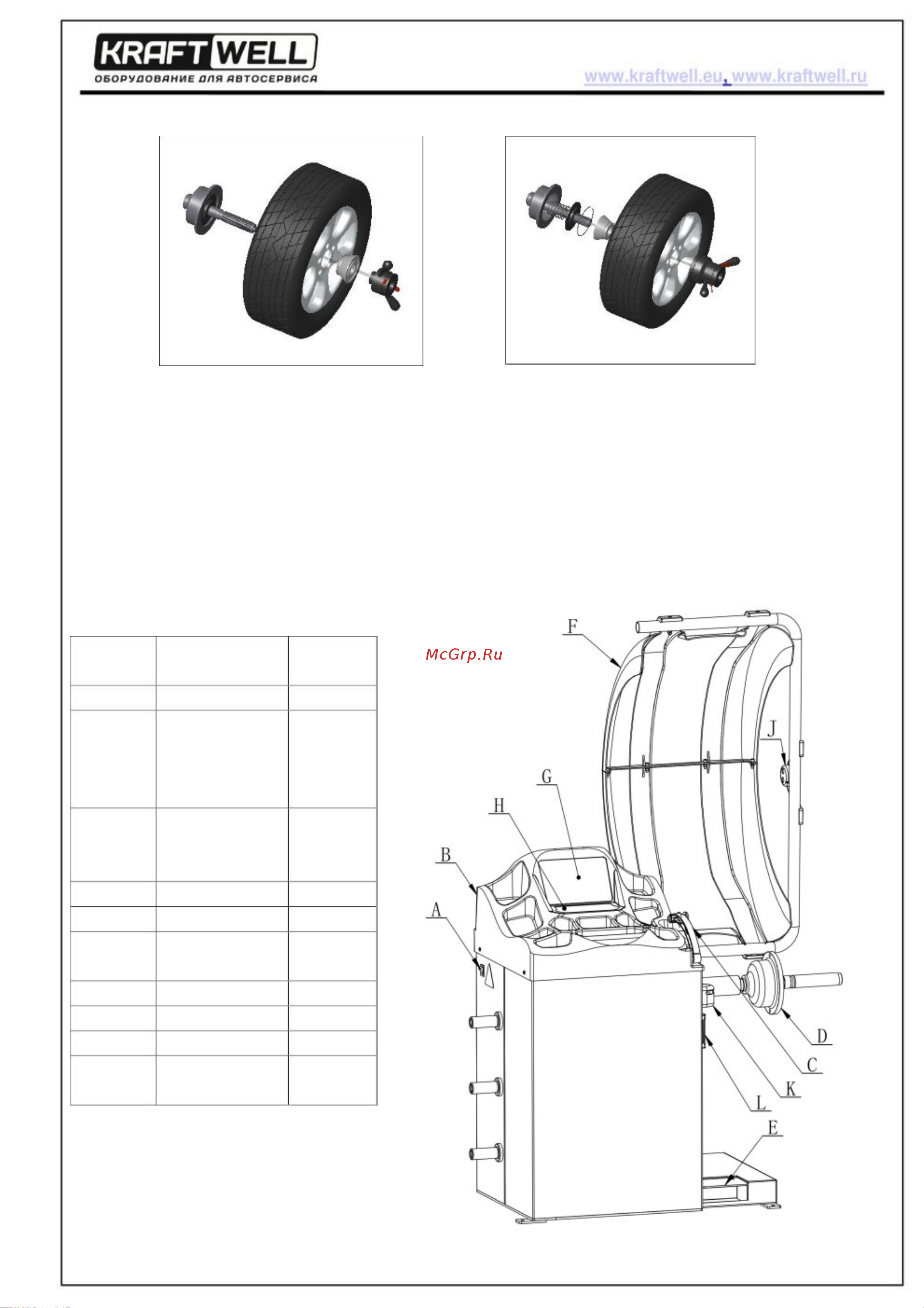 KraftWell KRW243 Инструкция онлайн [6/22] 826952