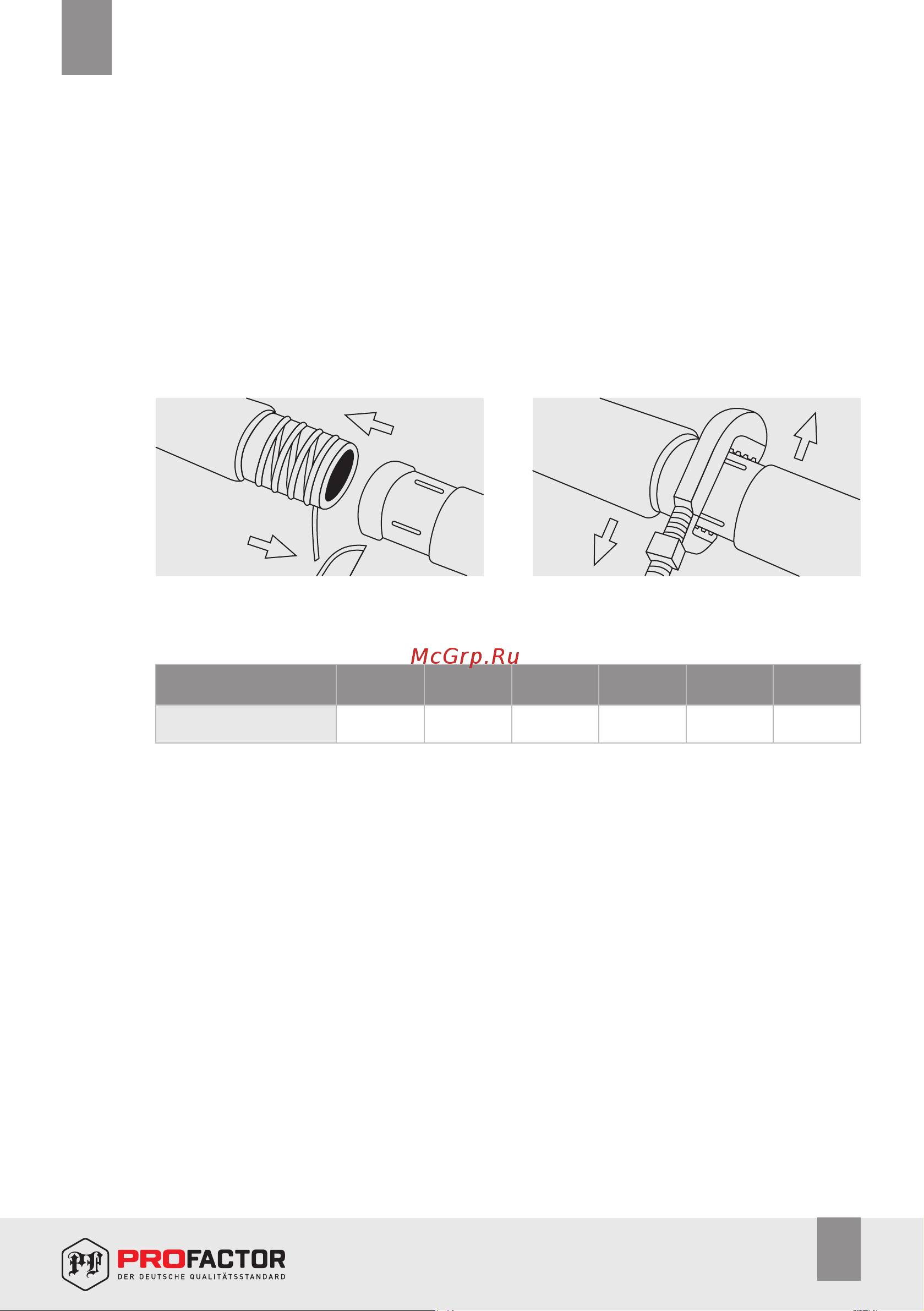 PROFACTOR PF SAN-LOCK Professional с силиконом 100м  PF PST 542 Технический паспорт онлайн [3/5] 827310