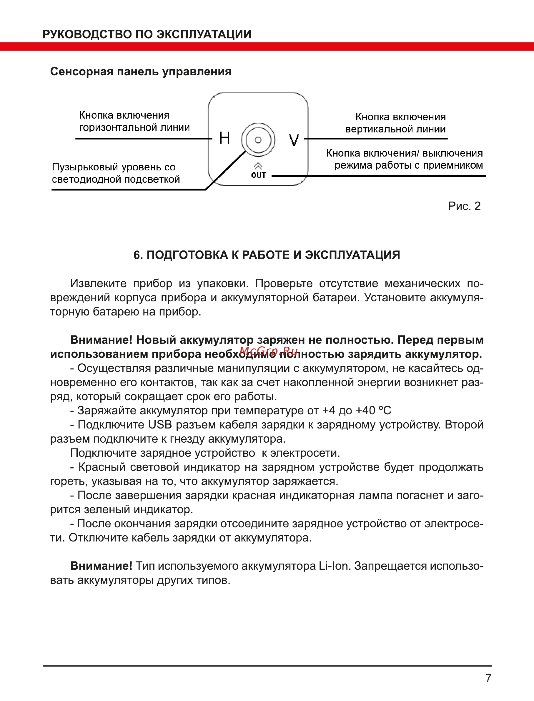 Elitech ЛН 5/2В-ЗЕЛ Промо 196379 Инструкция к товару онлайн [7/16] 827332