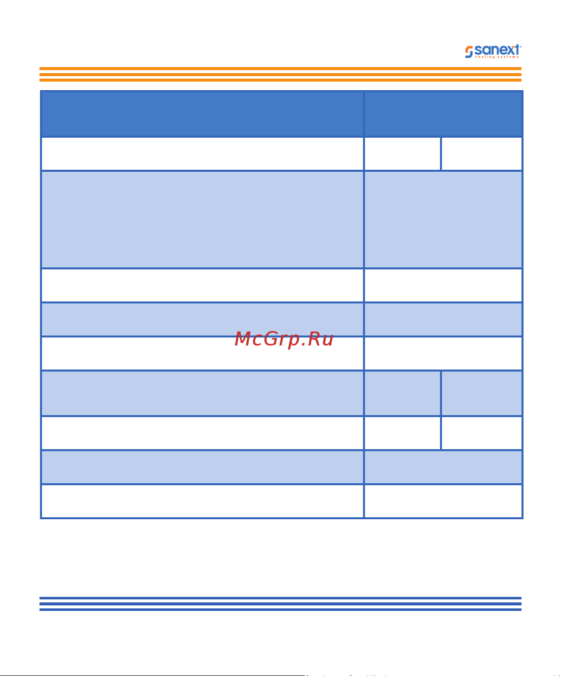 SANEXT Mono CU Qp-06 м3/ч, подающий трубопровод 5752 Инструкция к SANEXT Mono CU Ду 15 мм 0,6 м3/ч обратный трубопровод Impulse 5771 онлайн [9/27] 854156
