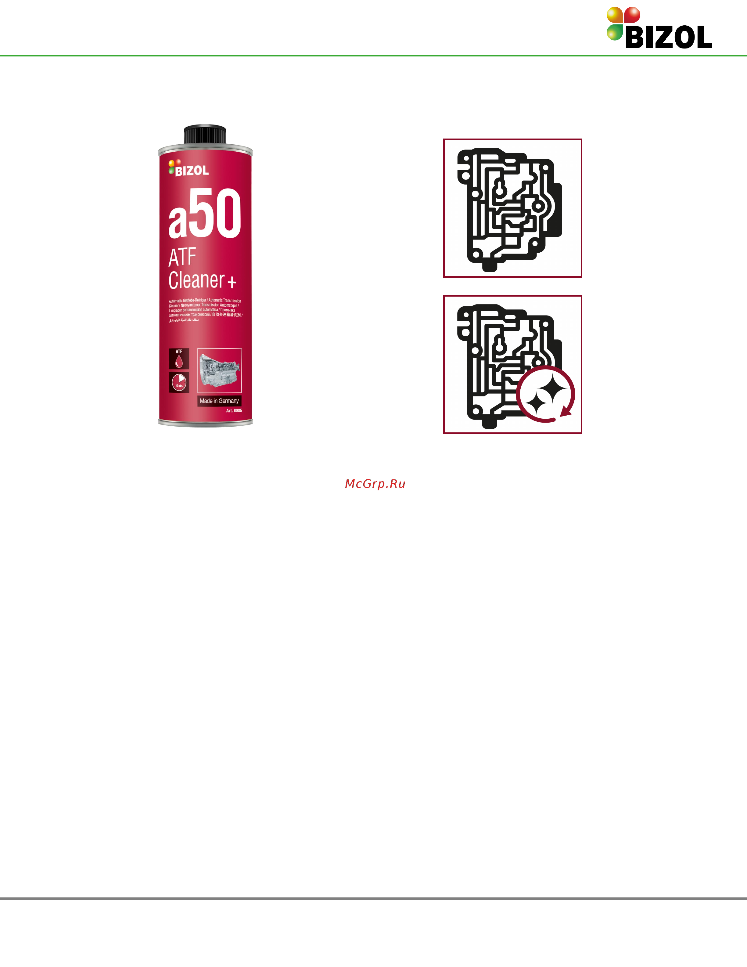 Bizol АКПП ATF Cleaner+ a50 0,25л 8005 Инструкция к Bizol АКПП ATF Cleaner+ a50 8005 онлайн
