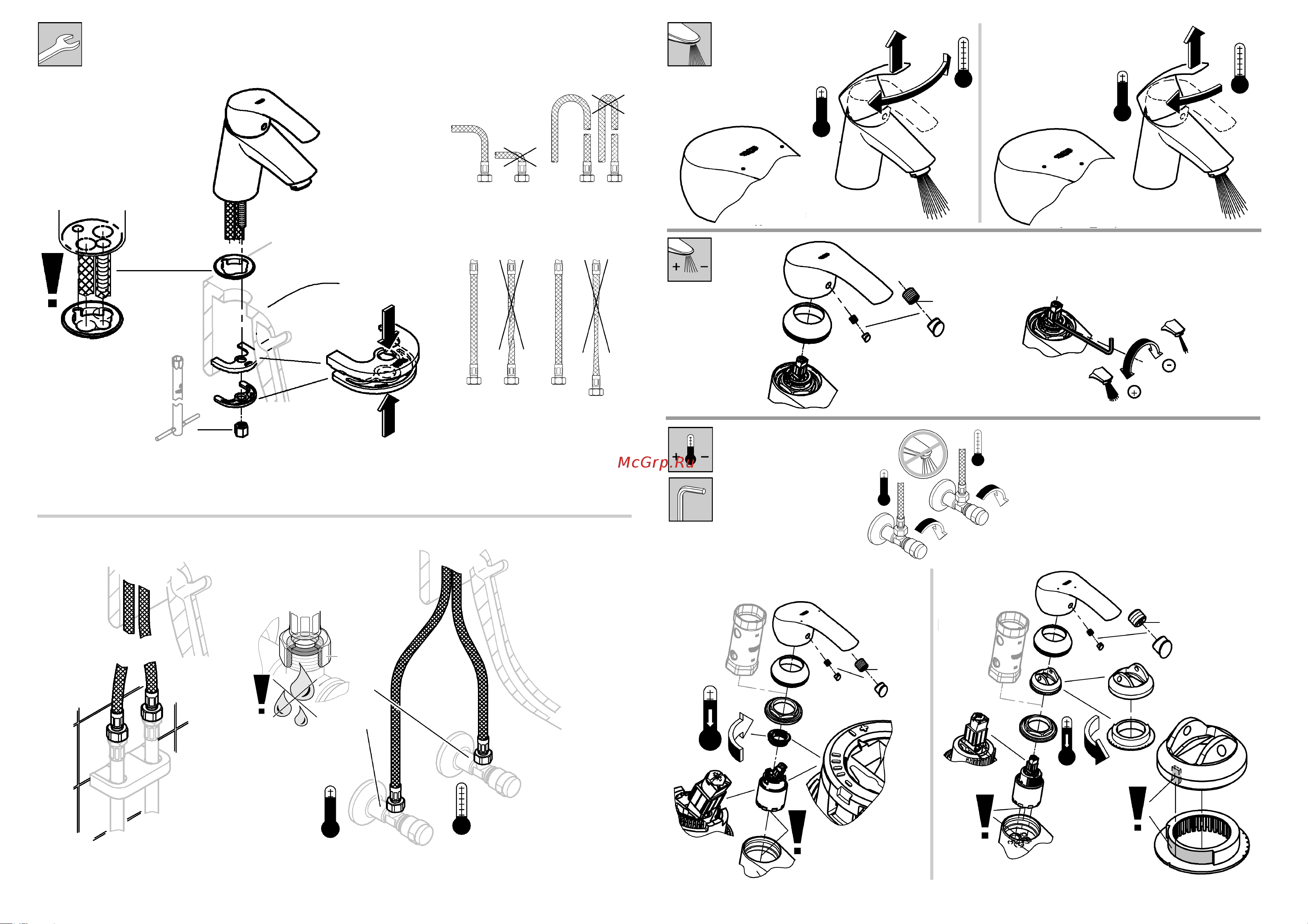 Grohe Eurosmart 2015 с энергосберегающим картриджем 32154002 Инструкция к Grohe Eurosmart 2015 32154002 онлайн [3/6] 828192