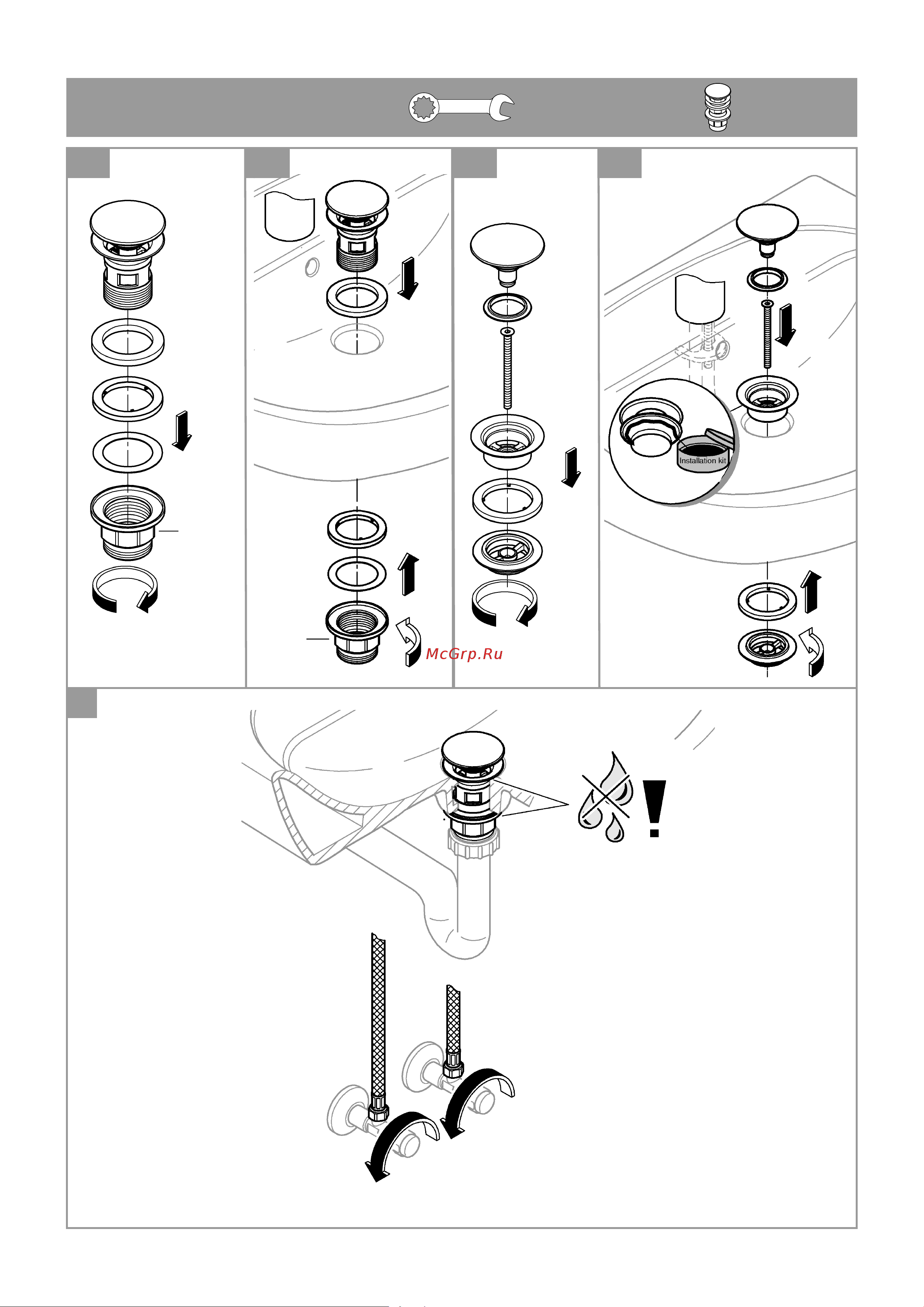 Grohe Lineare New гладкий корпус 23106001 Инструкция к Grohe Lineare New 23106001 онлайн [6/10] 828195