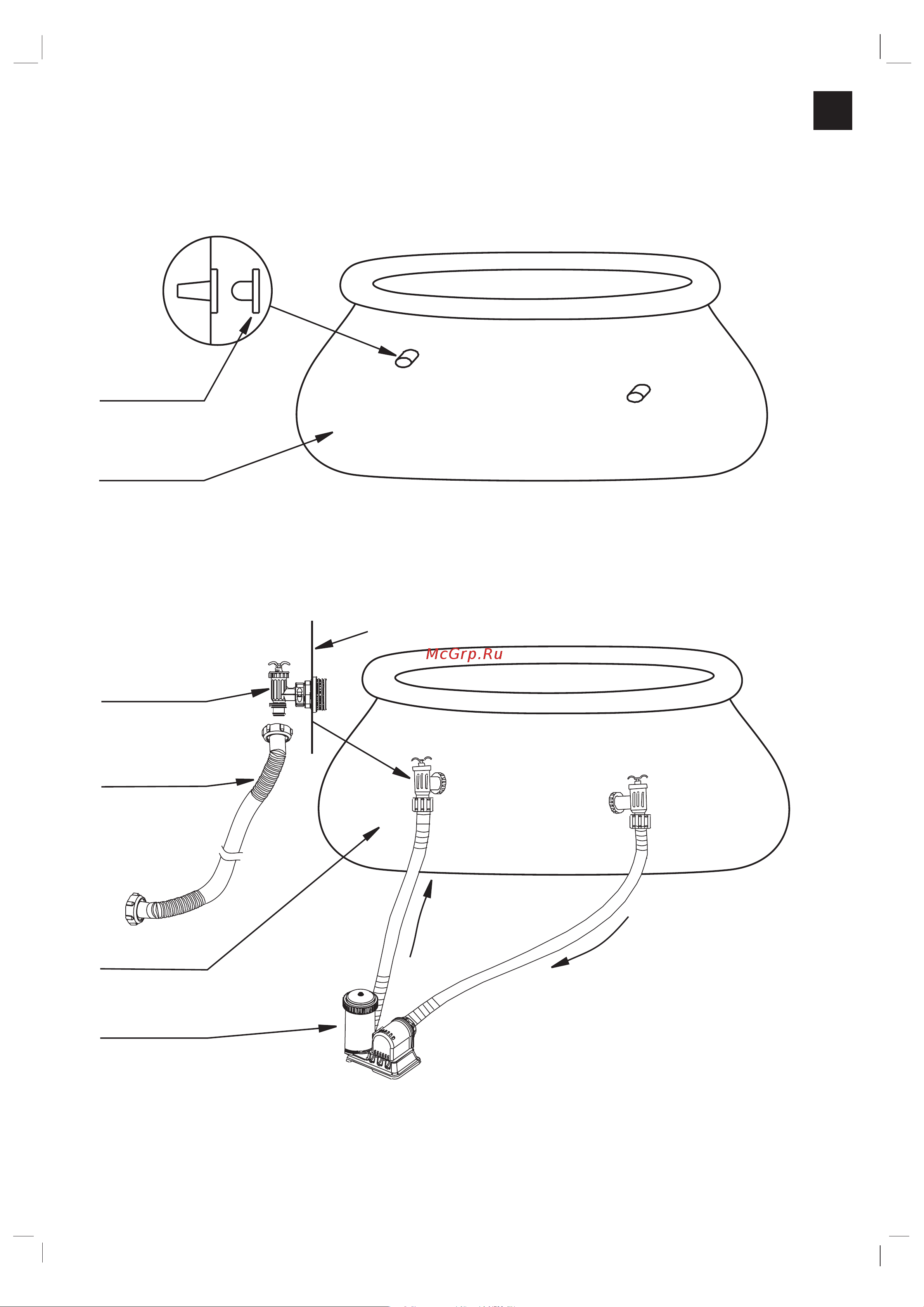 Intex Easy Set 305х76см 28122 Инструкция к Intex Easy Set онлайн [3/8] 828321