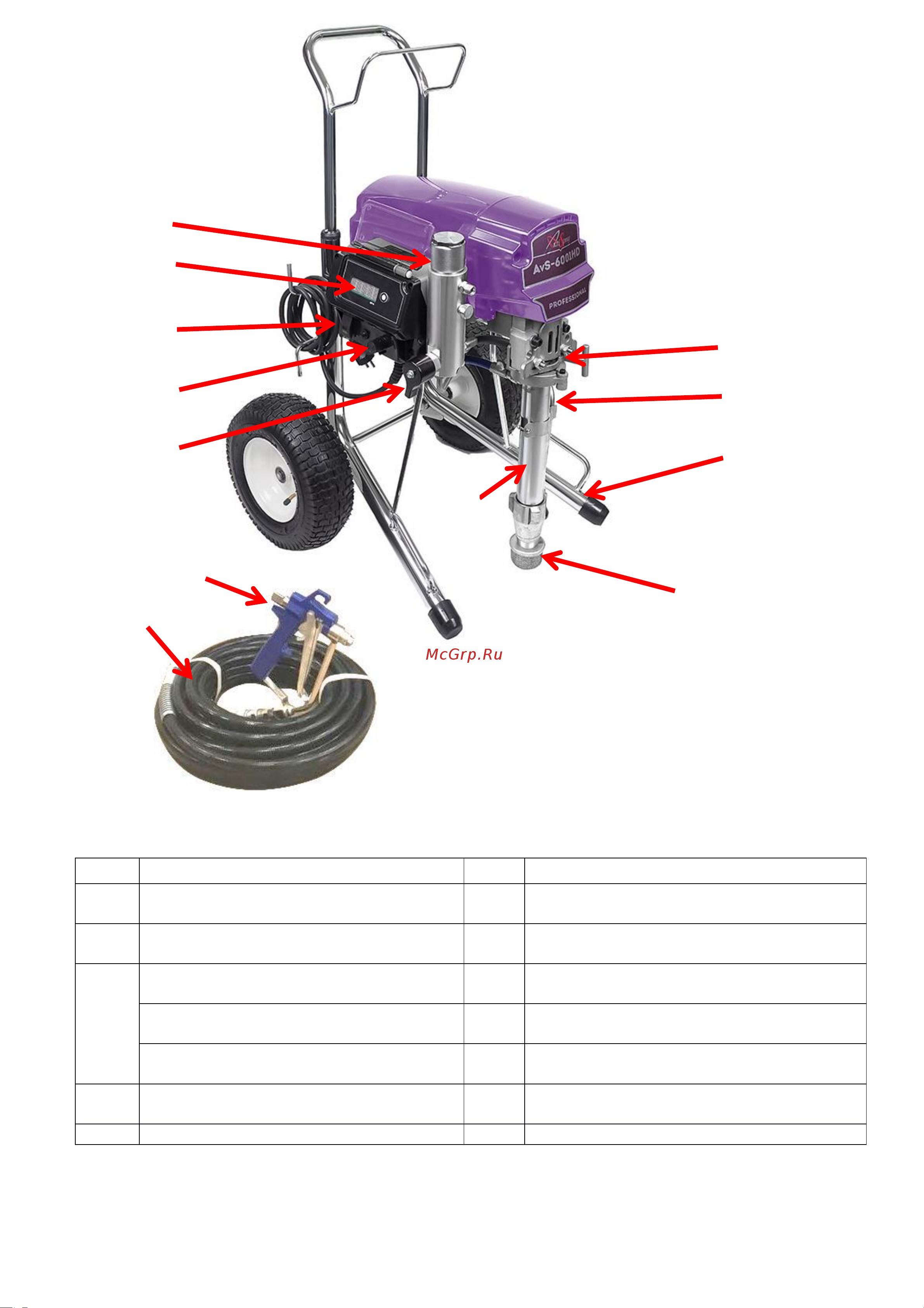 AktiSpray комплект, 10 л/мин, 230 бар, 5500 Вт, 220 В, 50 Гц AvS-10000HD Инструкция онлайн [6/23] 828508