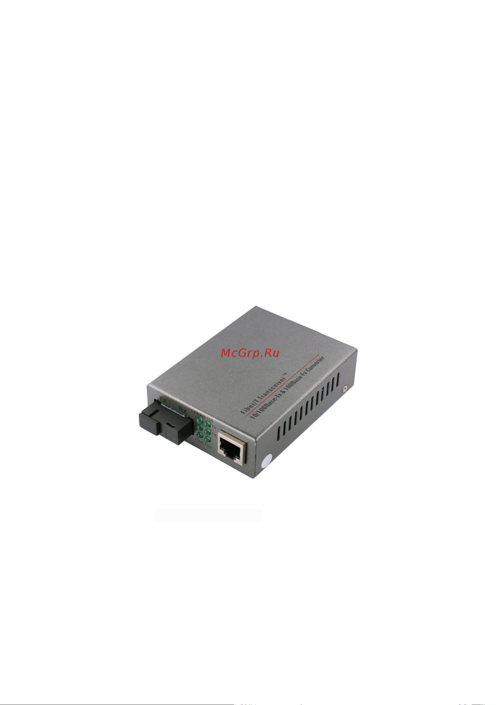 Osnovo OMC-100-11S5b для передачи Ethernet по одному волокну одномодового оптического кабеля до 20км (по многомодовому кабелю до 1,5км). sct1074 Паспорт онлайн [3/10] 828699