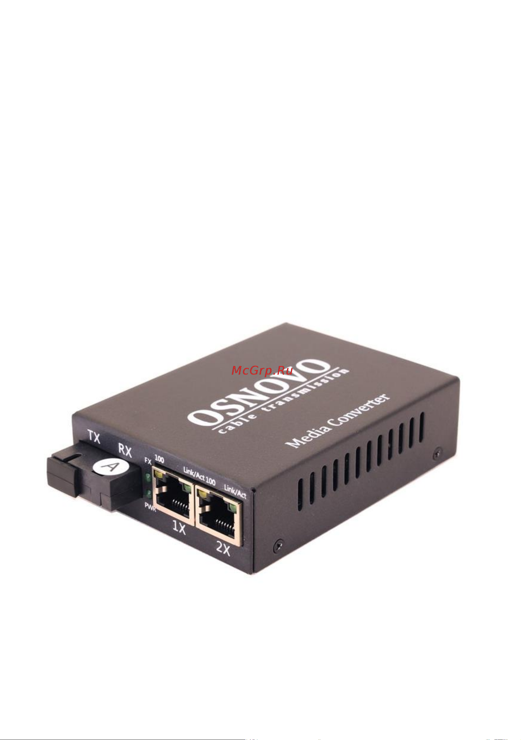 Osnovo OMC-100-21S5b Fast Ethernet. sct1294 Паспорт онлайн [4/12] 828720