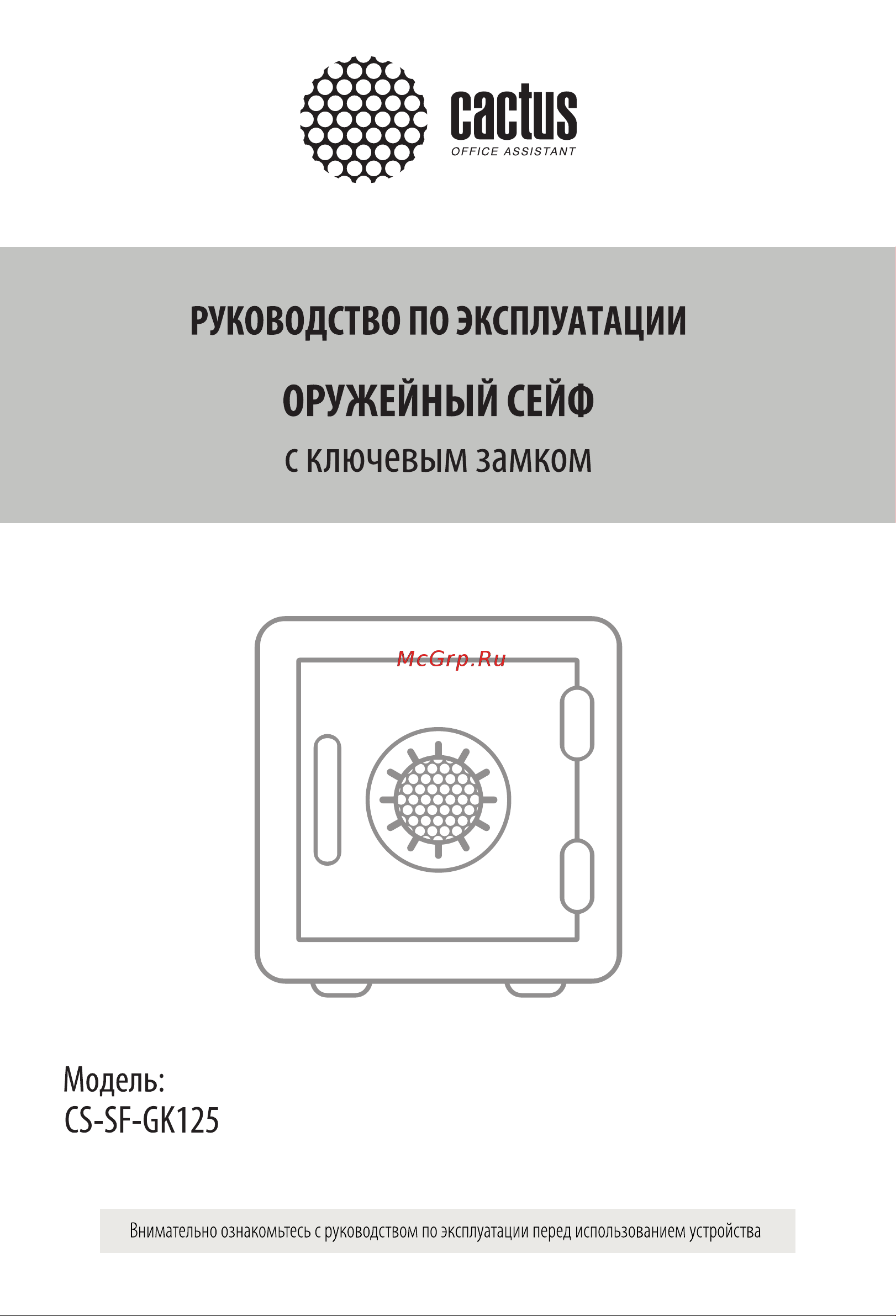 Cactus 1250x260x210 мм, ключевой CS-SF-GK125 1217700 Инструкция к товару онлайн