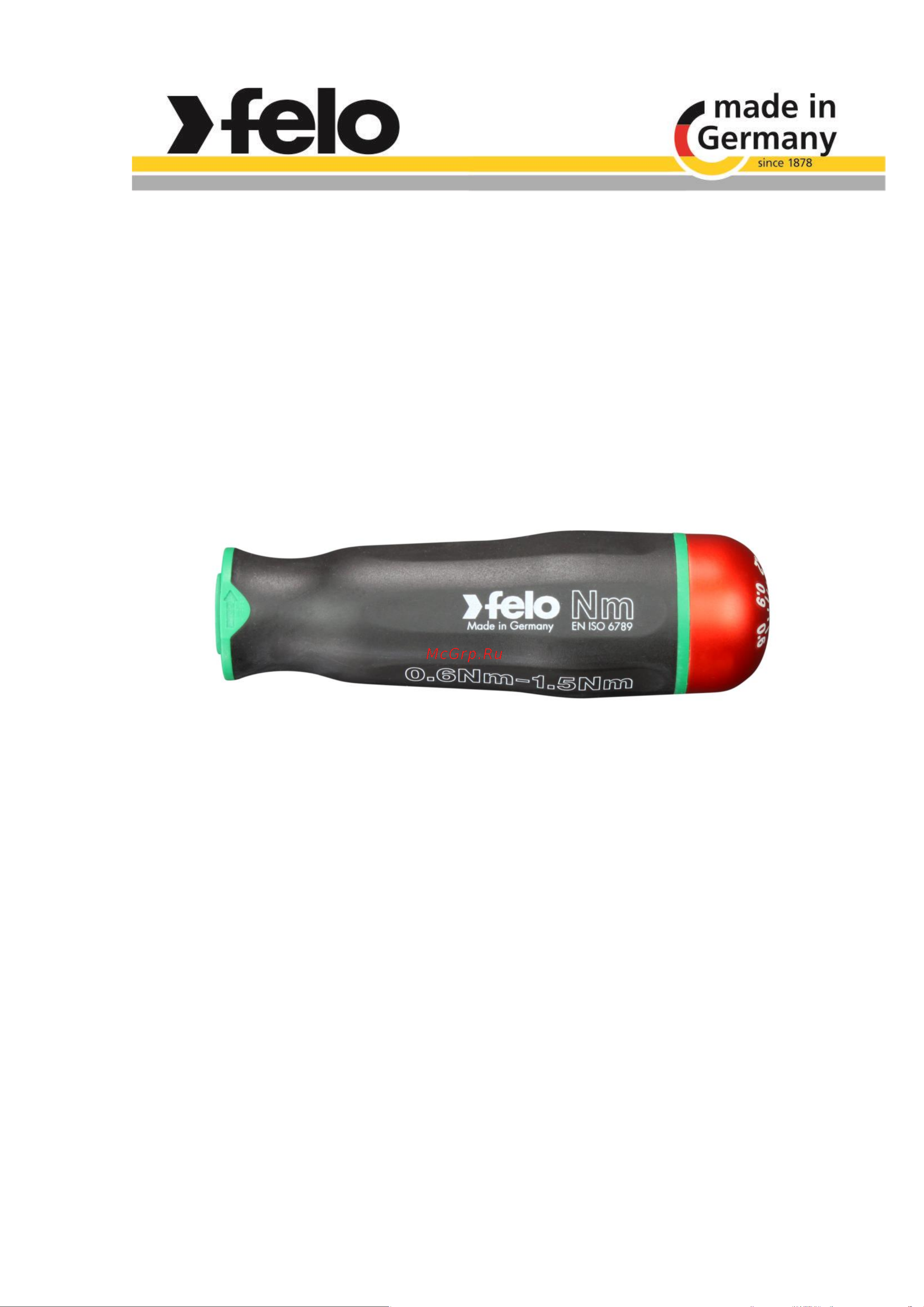 Felo Серия Nm 3,0-5,4 с набором насадок 12 шт в кейсе plus/minus 10099816 Руководство по эксплуатации онлайн