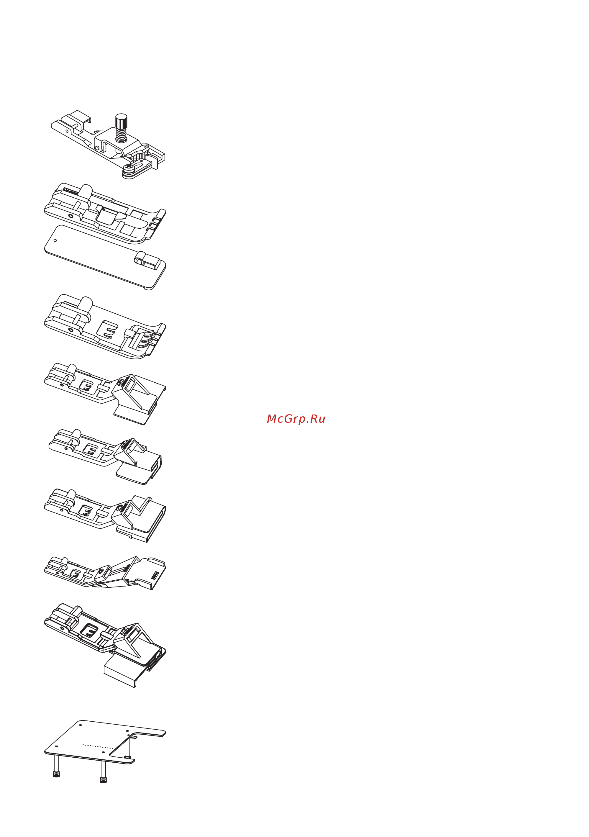 Merrylock 095 (плоскошовная машина, свободный рукав) инструкция онлайн [9/32] 829319