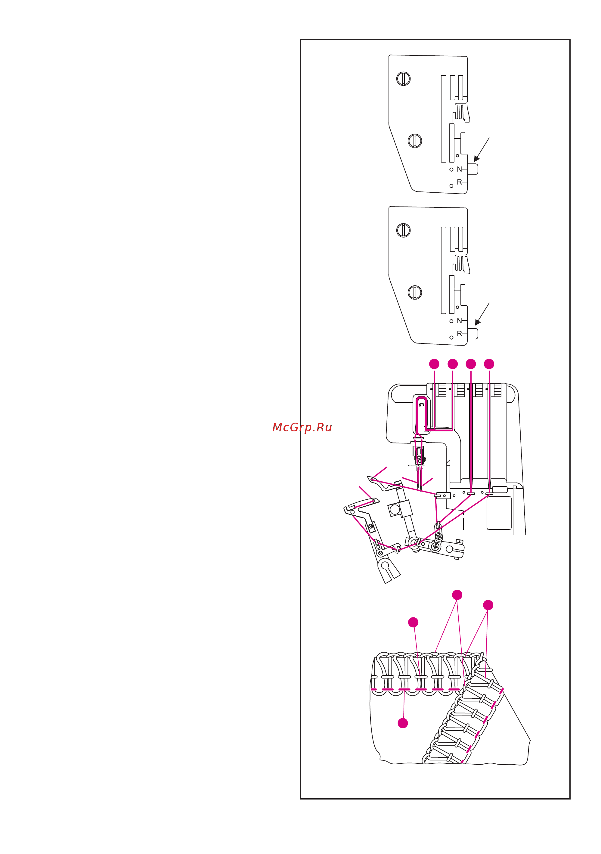 Merrylock 012, 4-х-ниточный M012 инструкция онлайн [11/34] 829324