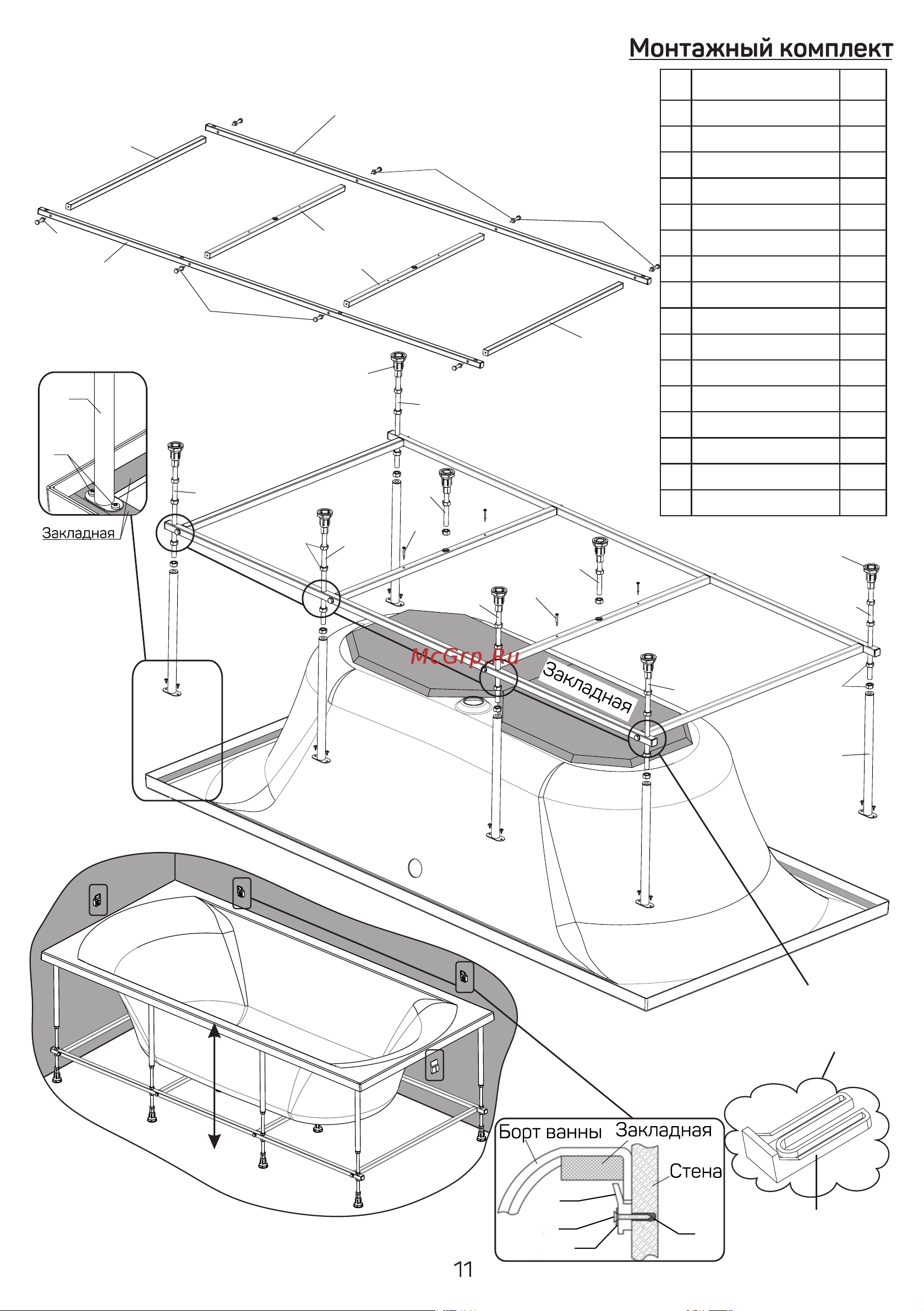 Marka One Convey 150x75 асимметричная левая белая 01кон1575л Инструкция онлайн [13/52] 856070