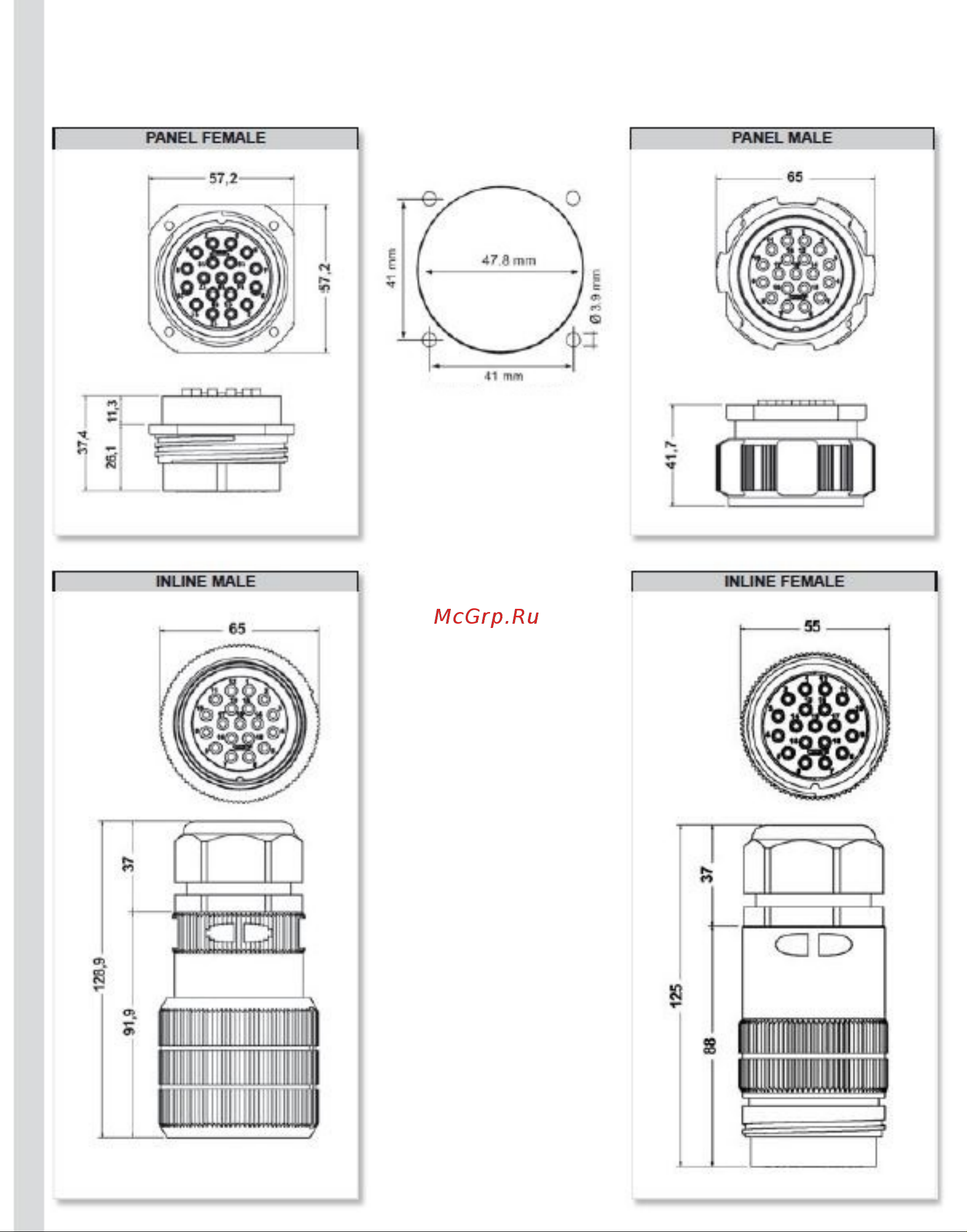 Valentini SSX 19 pin IP67 SSX19MPDSS тх онлайн