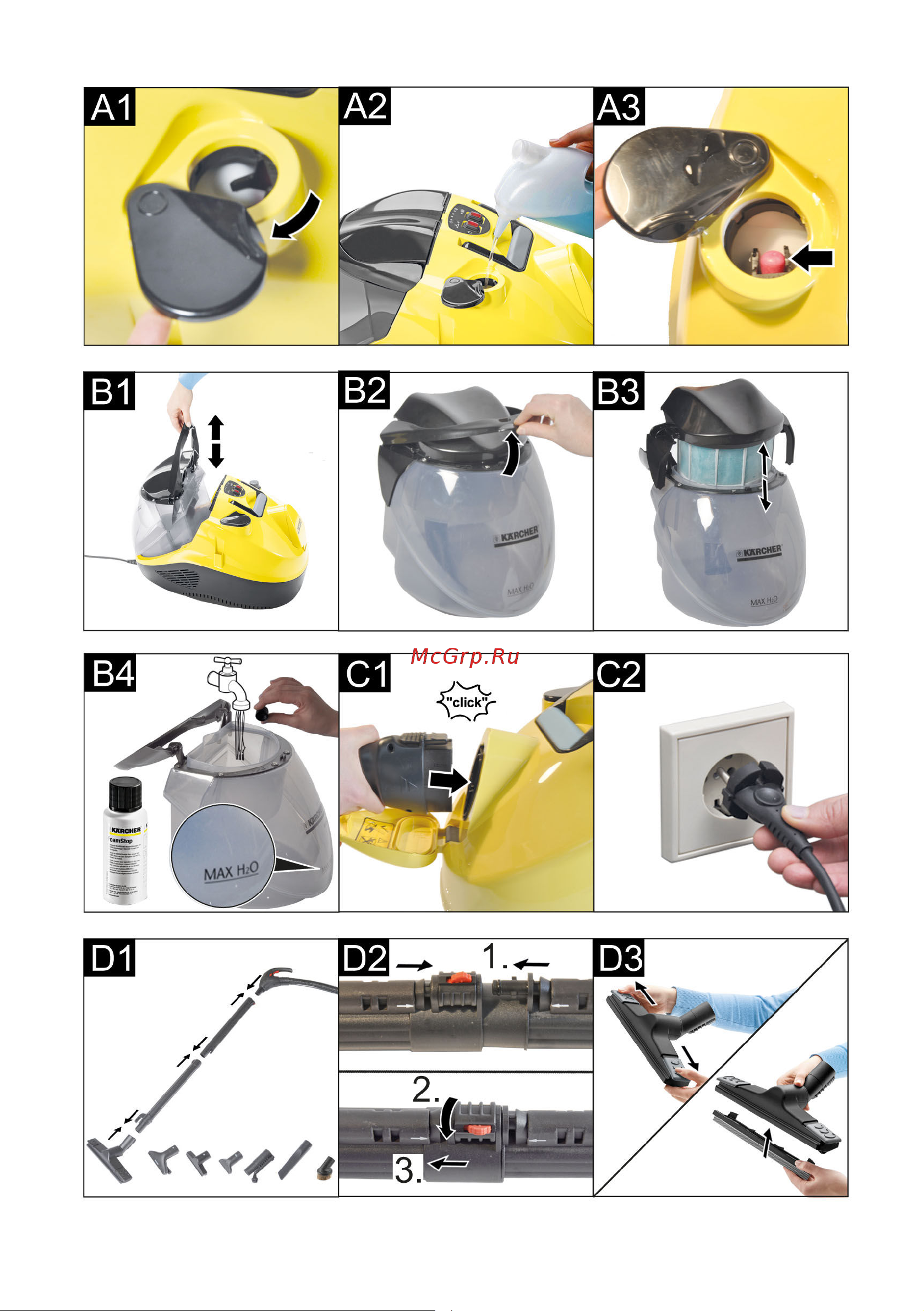 Karcher SV 7 1.439-410 Инструкция к Karcher SV 7 1.439-410 онлайн [3/406] 829714