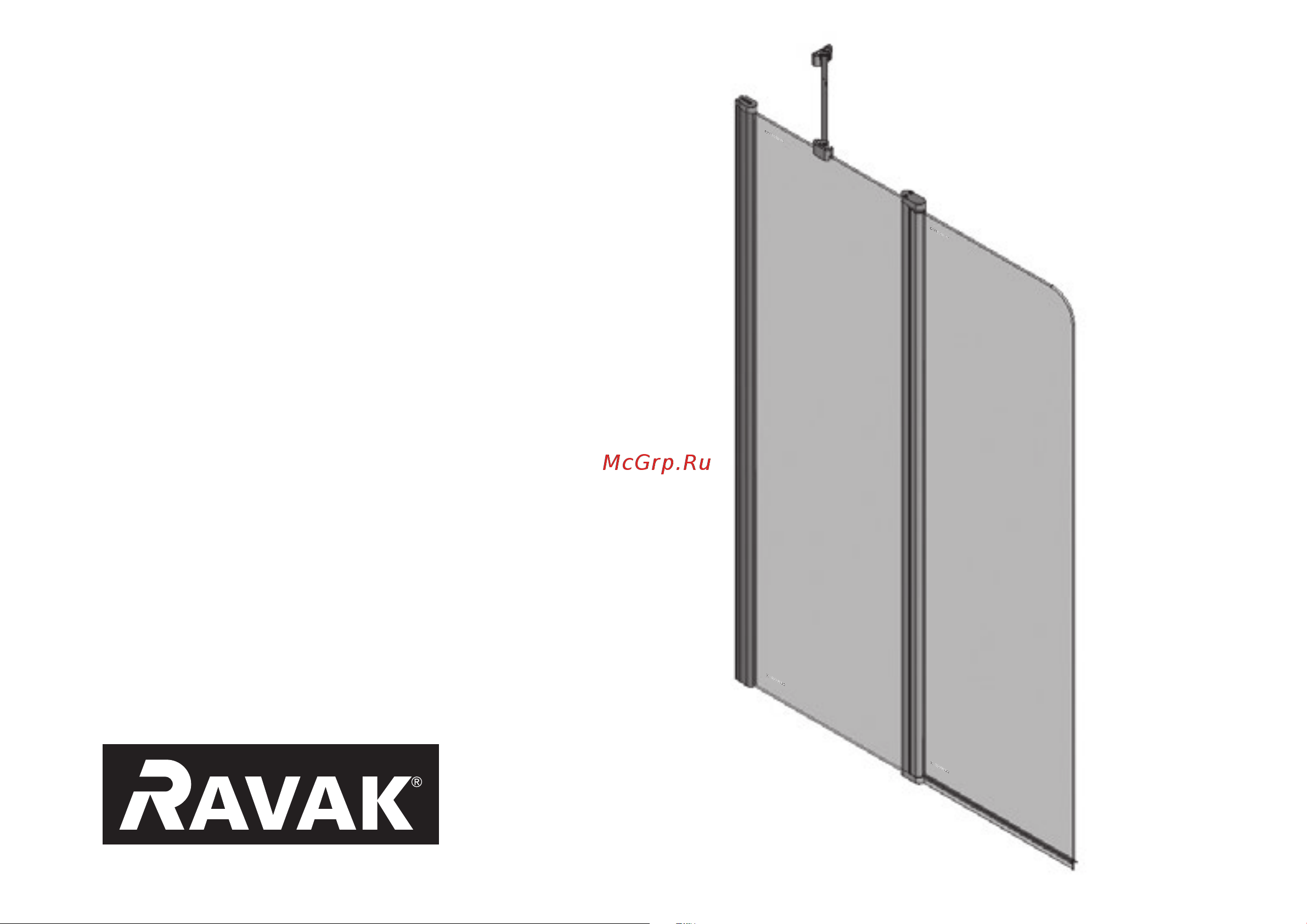 Ravak CVS2-100 правая, блестящий профиль, прозрачное стекло 7QRA0C00Z1 00000030551 Инструкция к Ravak 10CVS2-100 7QLA0C03Z1 онлайн