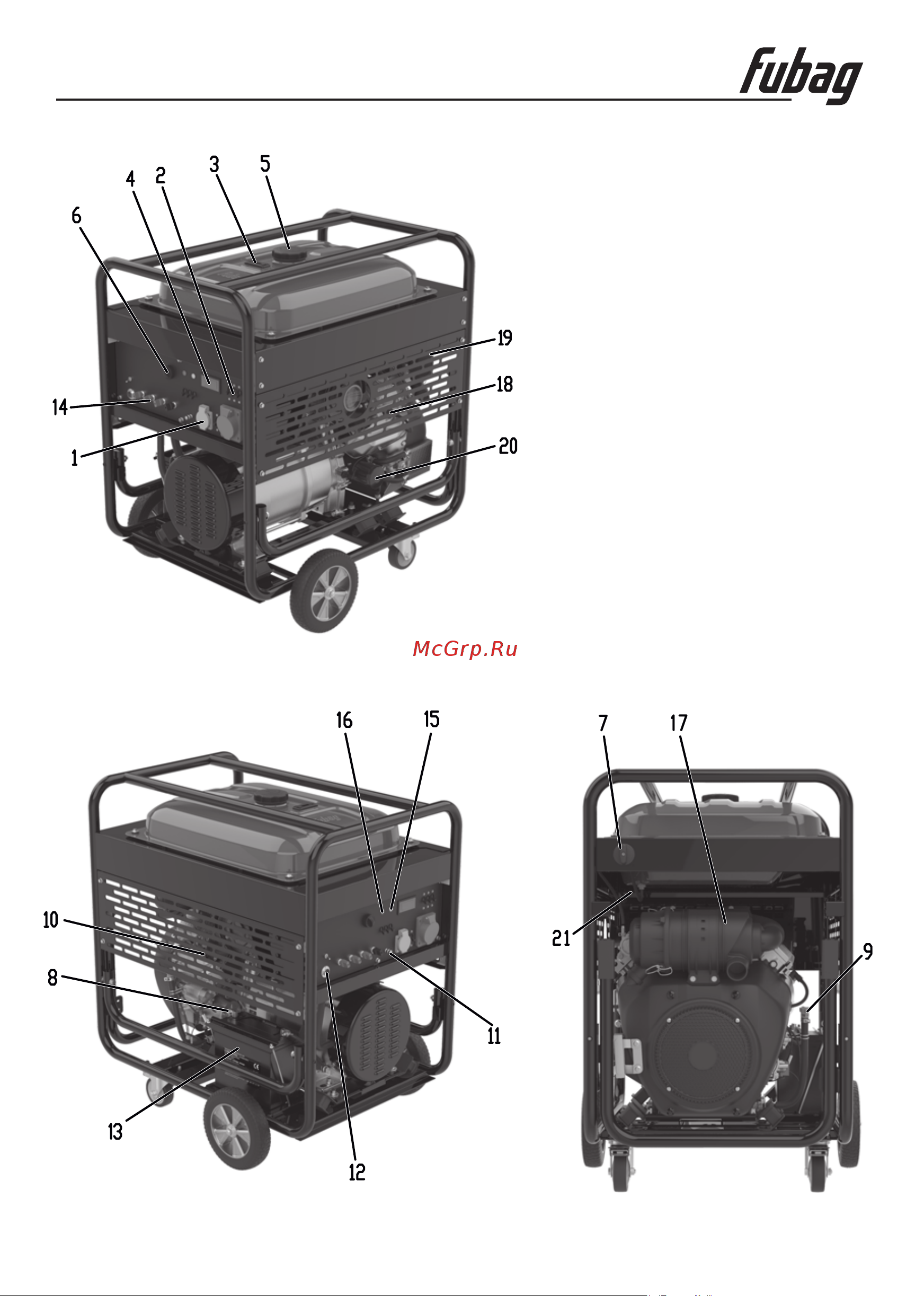Fubag bs 17000 a es 641057 Инструкция онлайн [6/20] 830357