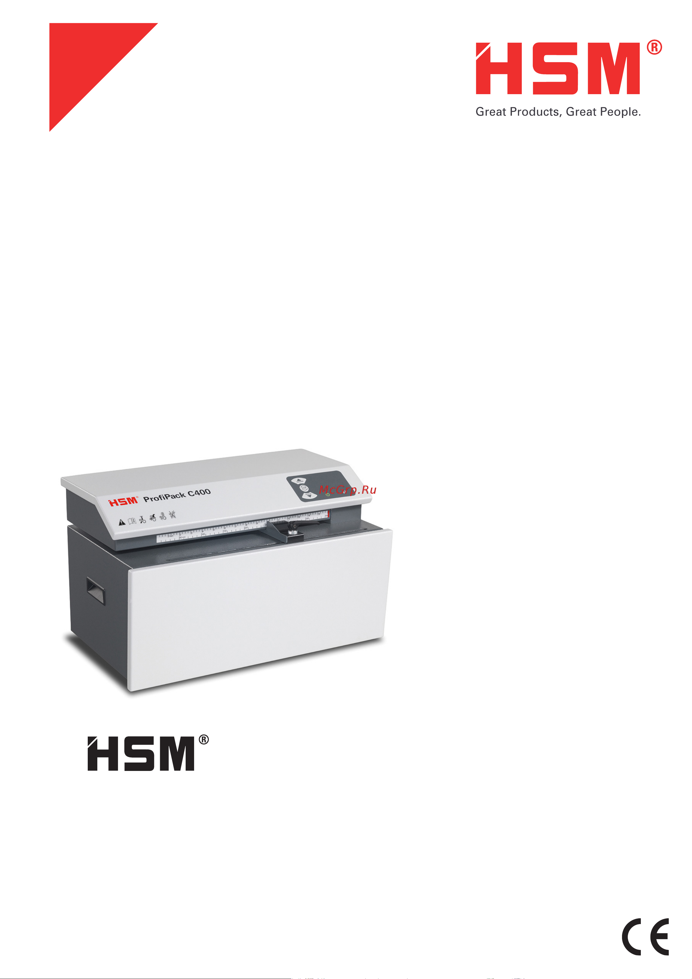 Hsm ProfiPack C400 1528134 Инструкция к товару онлайн