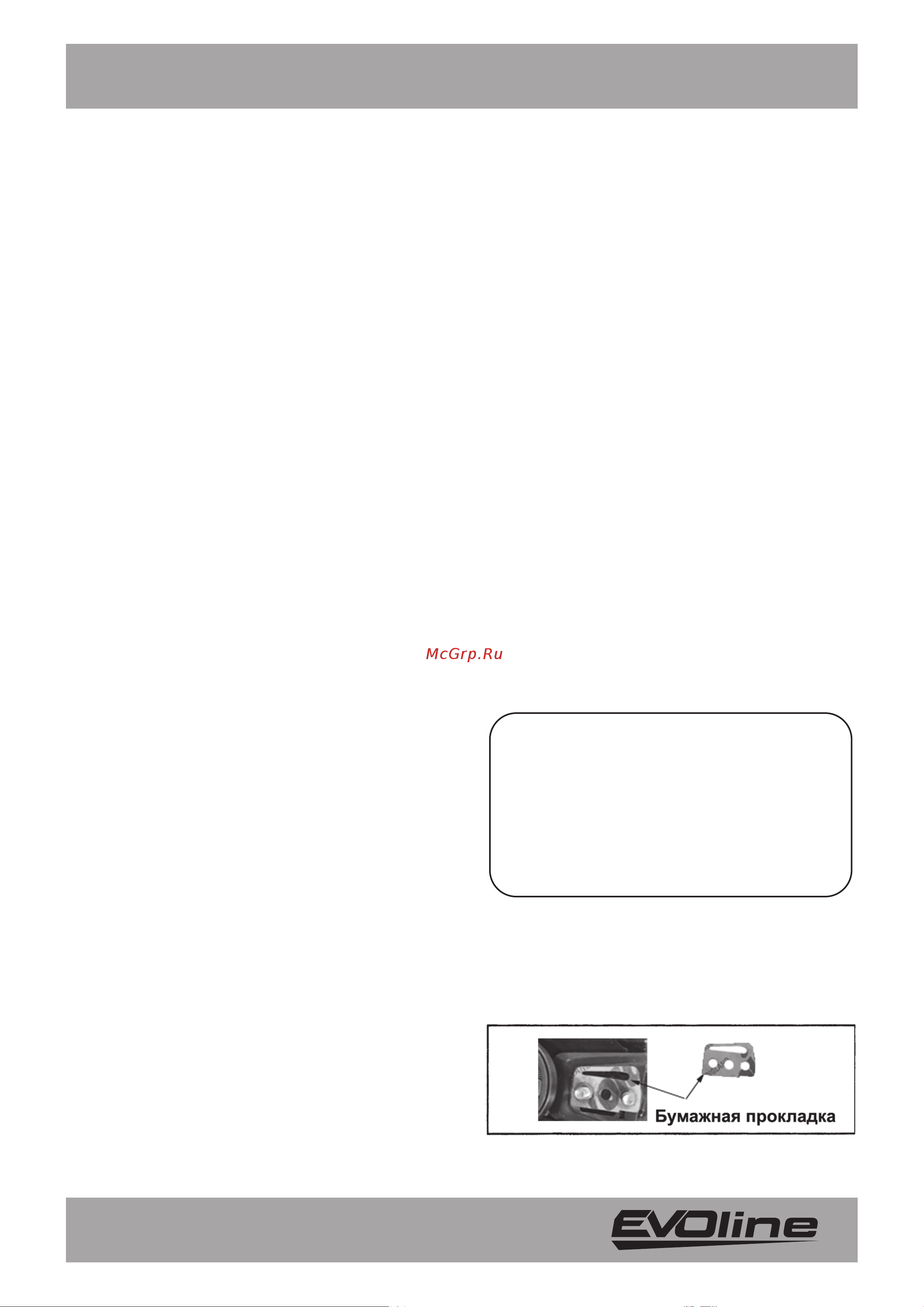 Evoline CSG58-18ES Инструкция онлайн [11/32] 830656