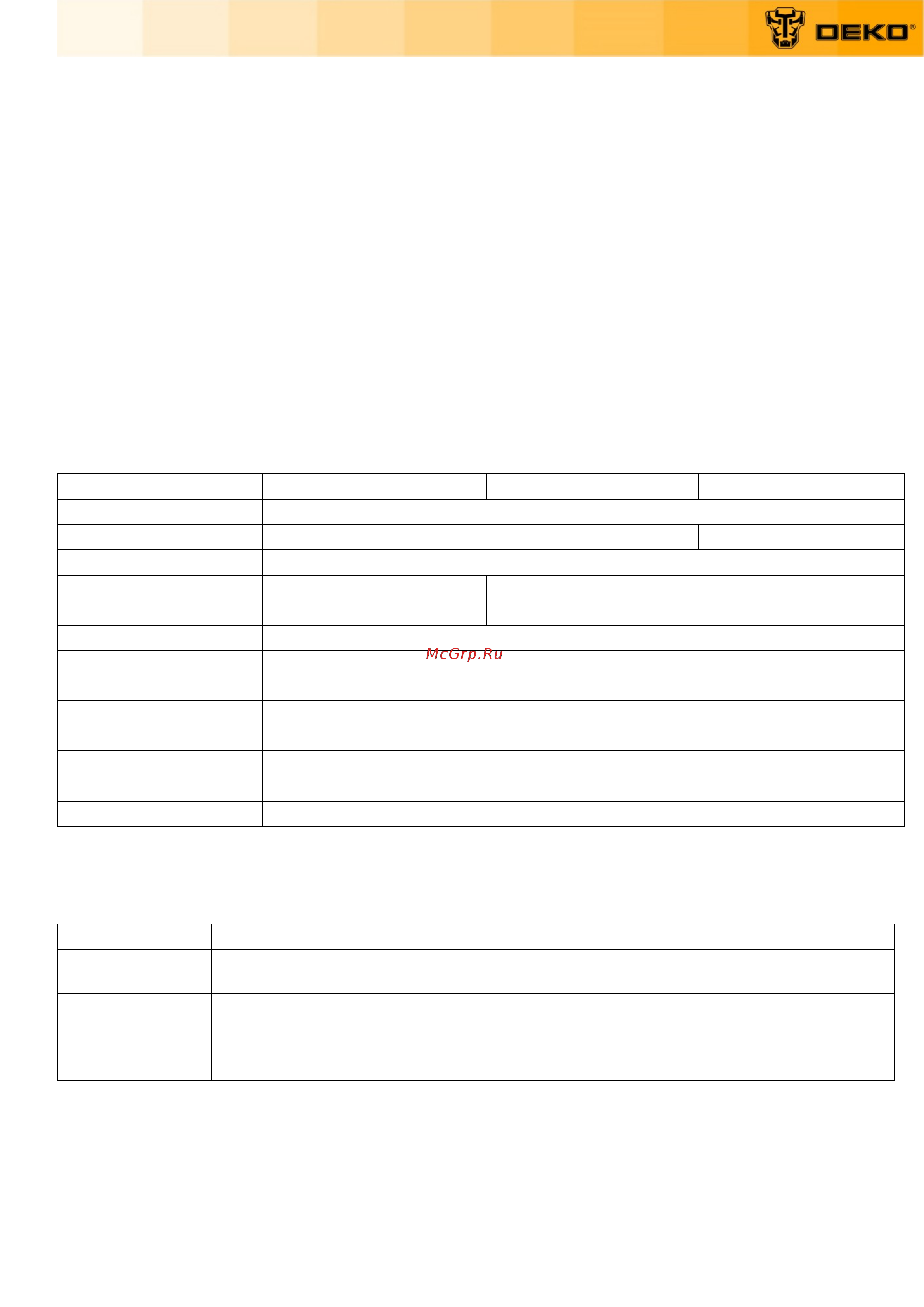 Deko DKCHS 20V, 20В, 2x4.0Ач 063-4483 Инструкция по эксплуатации онлайн [3/19] 830683