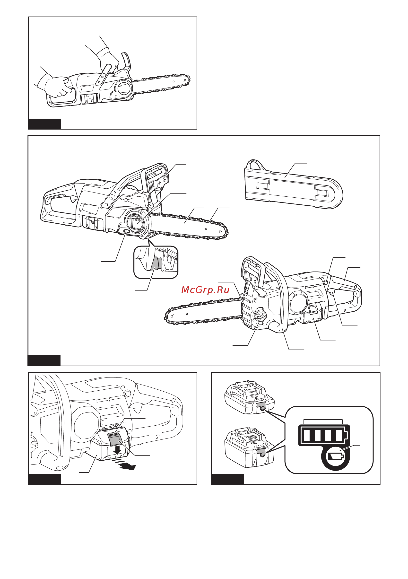 Makita LXT (BL1830B, DC18SD) DUC357SF Инструкция по эксплуатации онлайн [2/56] 830691