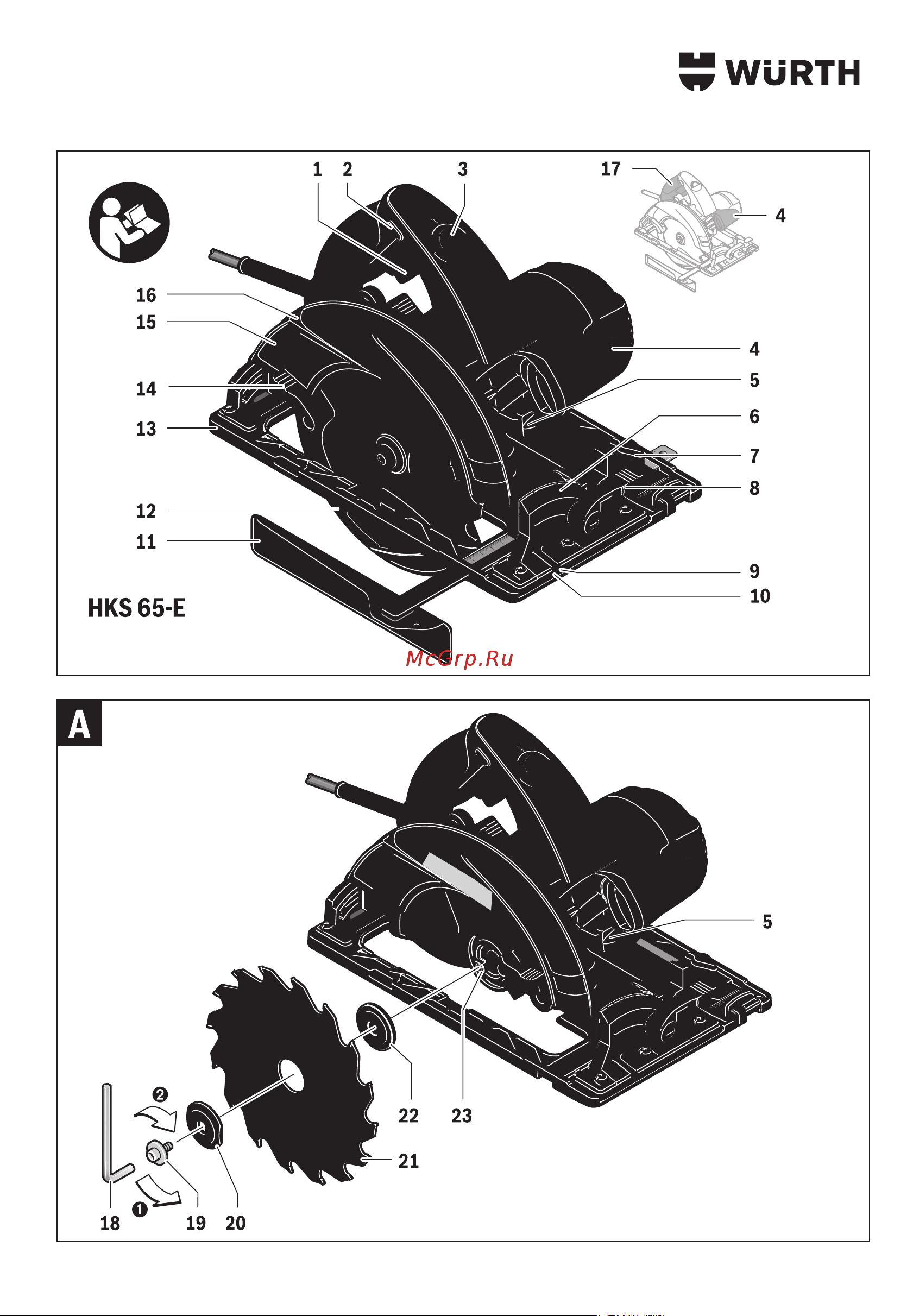 WURTH ЭЛ-HKS65-E-POWER 57066000 Инструкция к товару онлайн [3/226] 830700