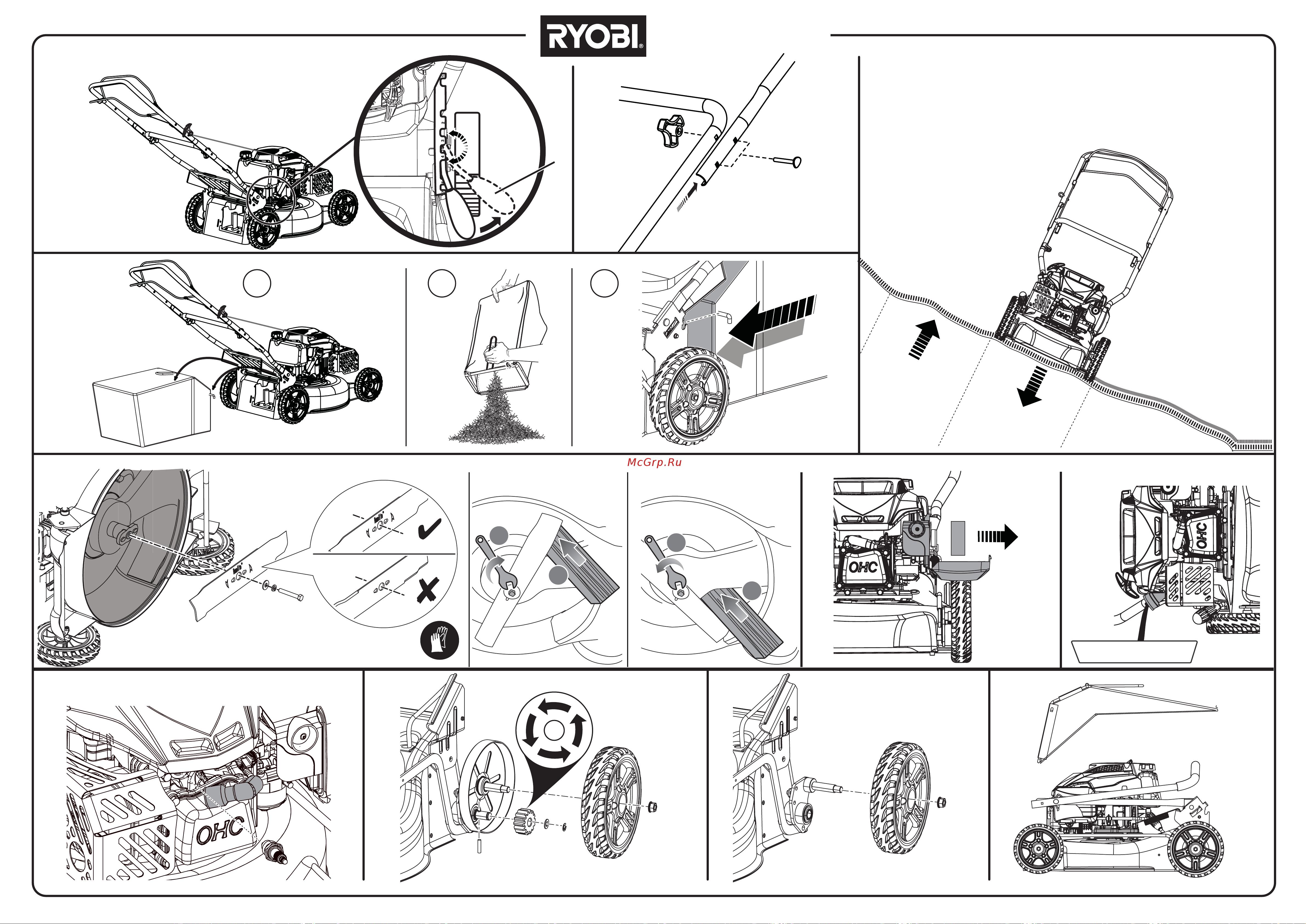 Ryobi RLM46175YL 5133003673 Краткое руководство онлайн [2/2] 830782
