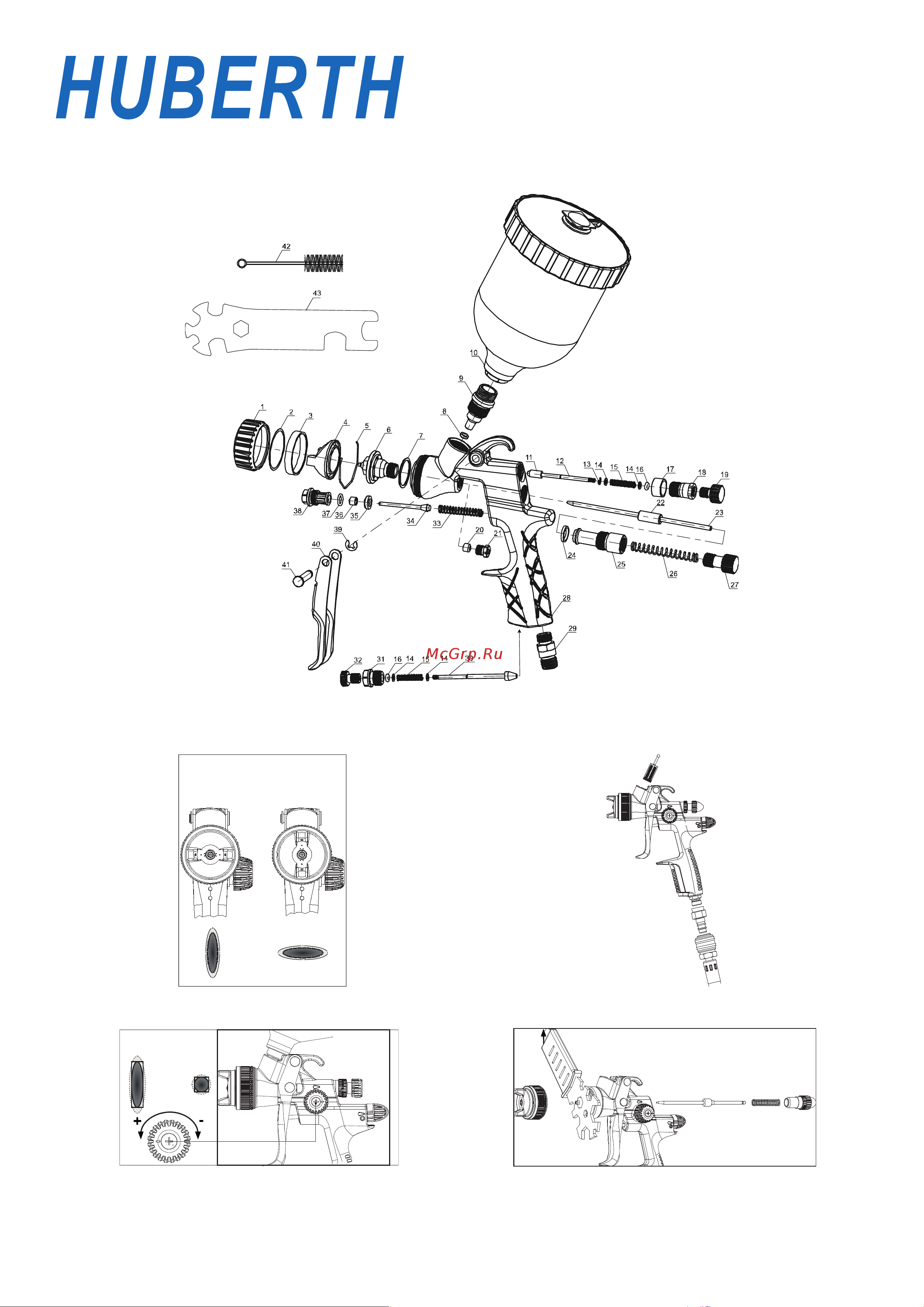 Huberth r600, дюза 1.7 RP20927-17 RP20927 онлайн [2/8] 830820