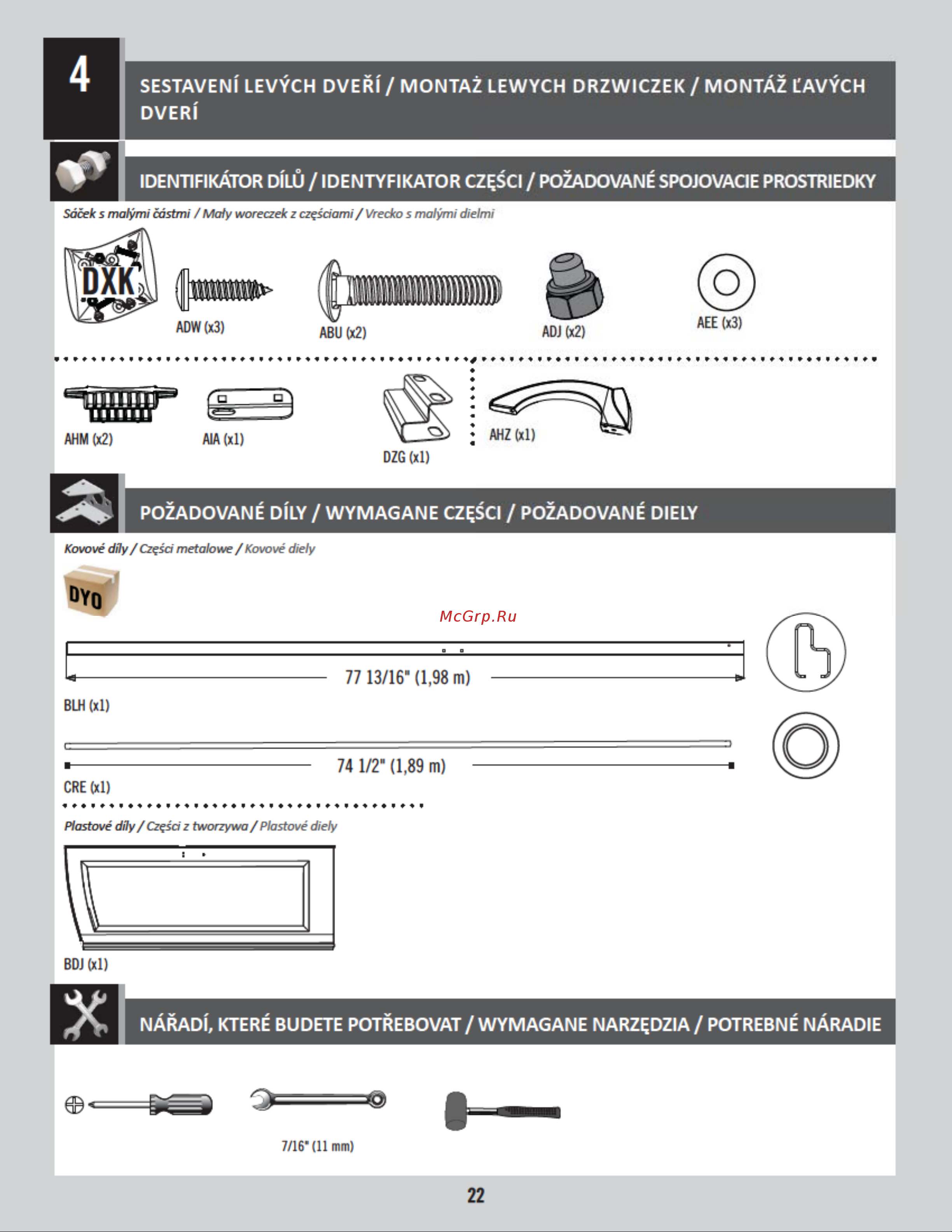 LIFETIME 15х8 6446 Инструкция к LIFETIME 6446 онлайн [22/92] 830951
