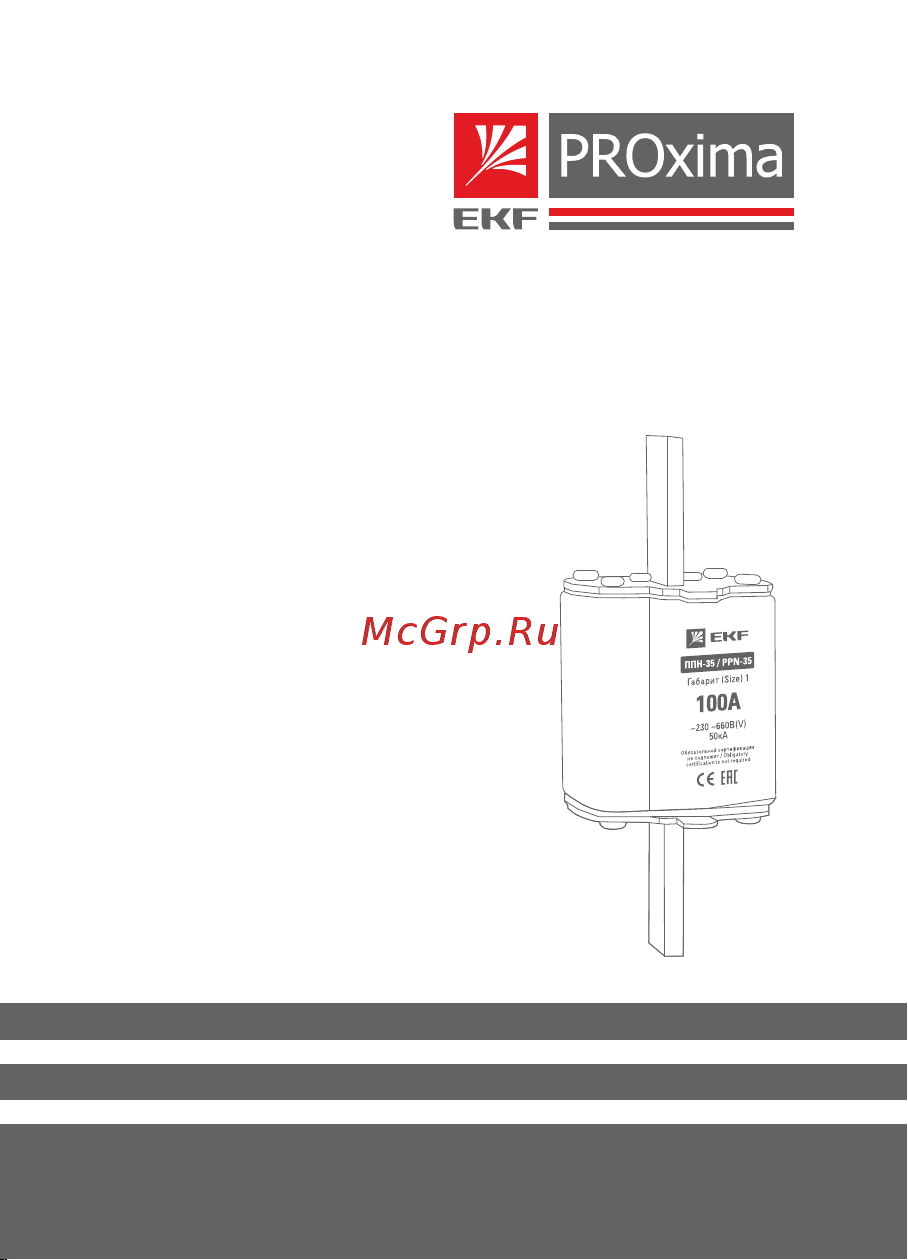 EKF ППН-33, 100/16А габарит 00С Инструкция к товару онлайн
