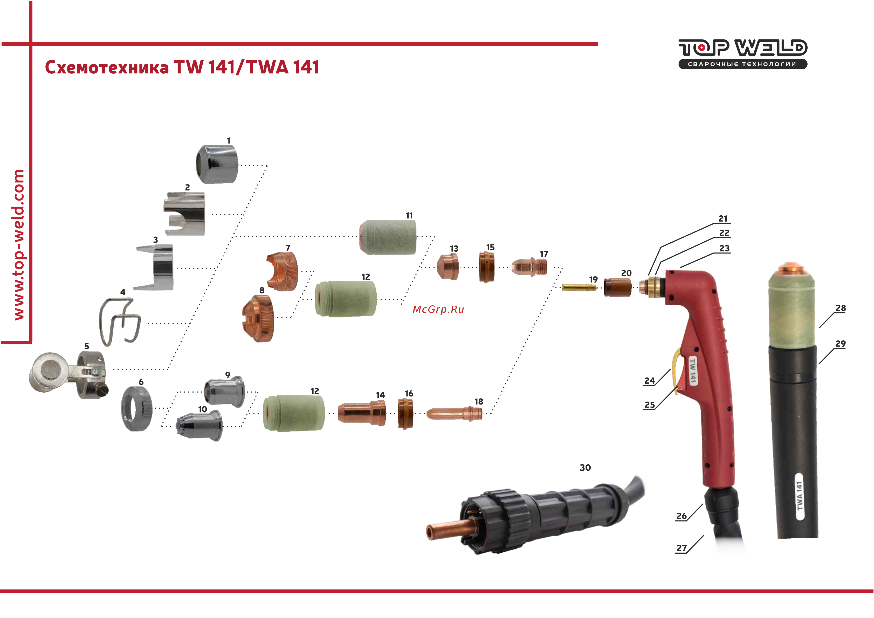TopWeld TW.214.114506 Схемотехника плазматрона TW 141 онлайн