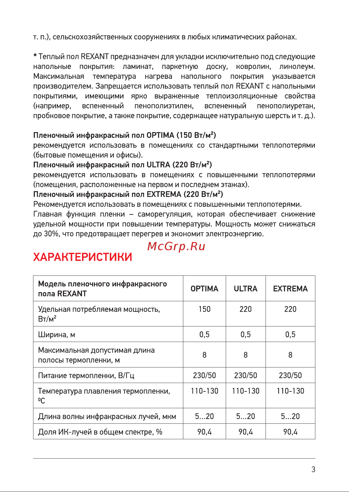 Rexant RXM 220 -0,5 -1 51-0501-4 Паспорт онлайн [3/20] 831247