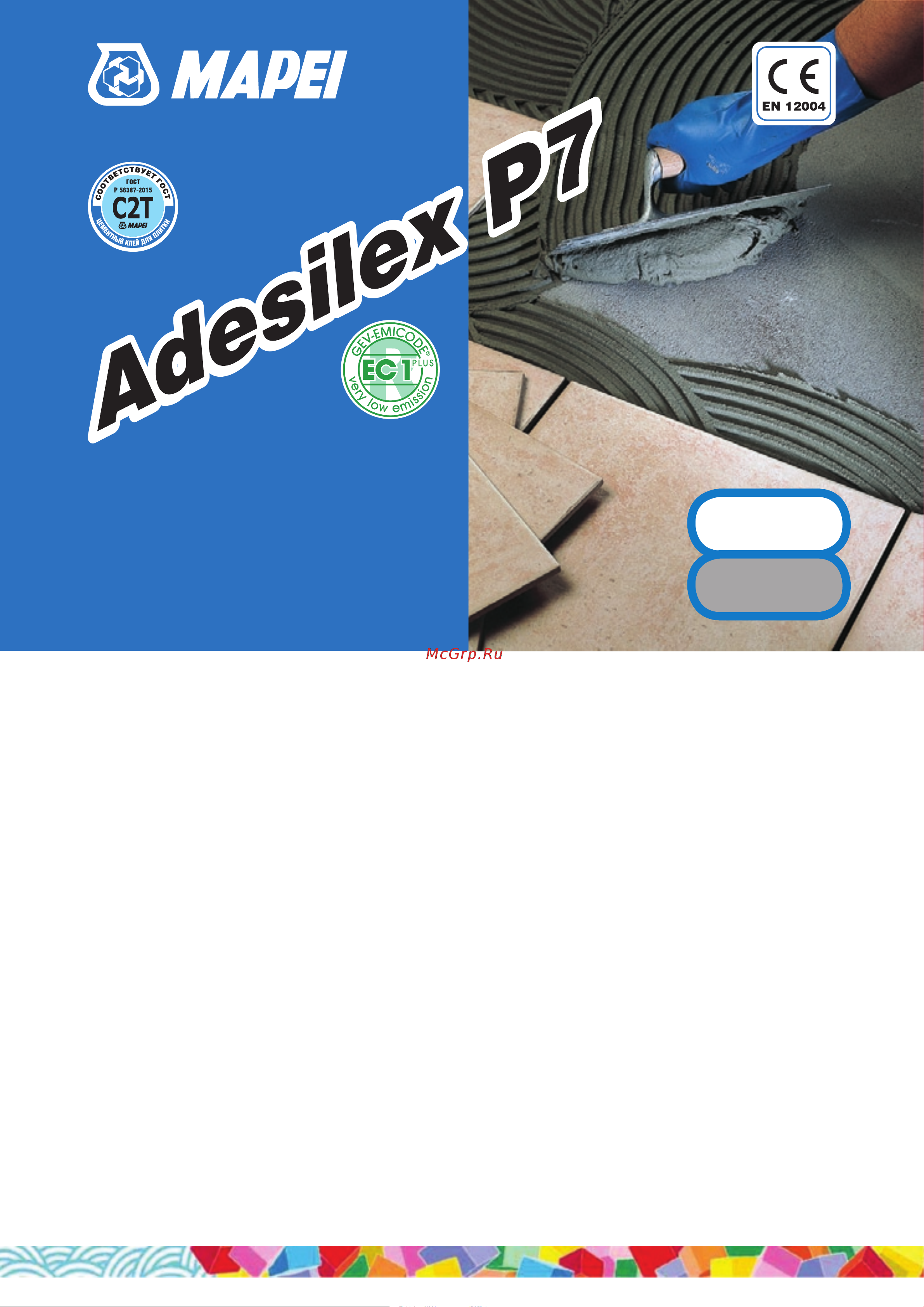 MAPEI Adesilex P7 серый, 25 кг 2182125 техническая карта онлайн