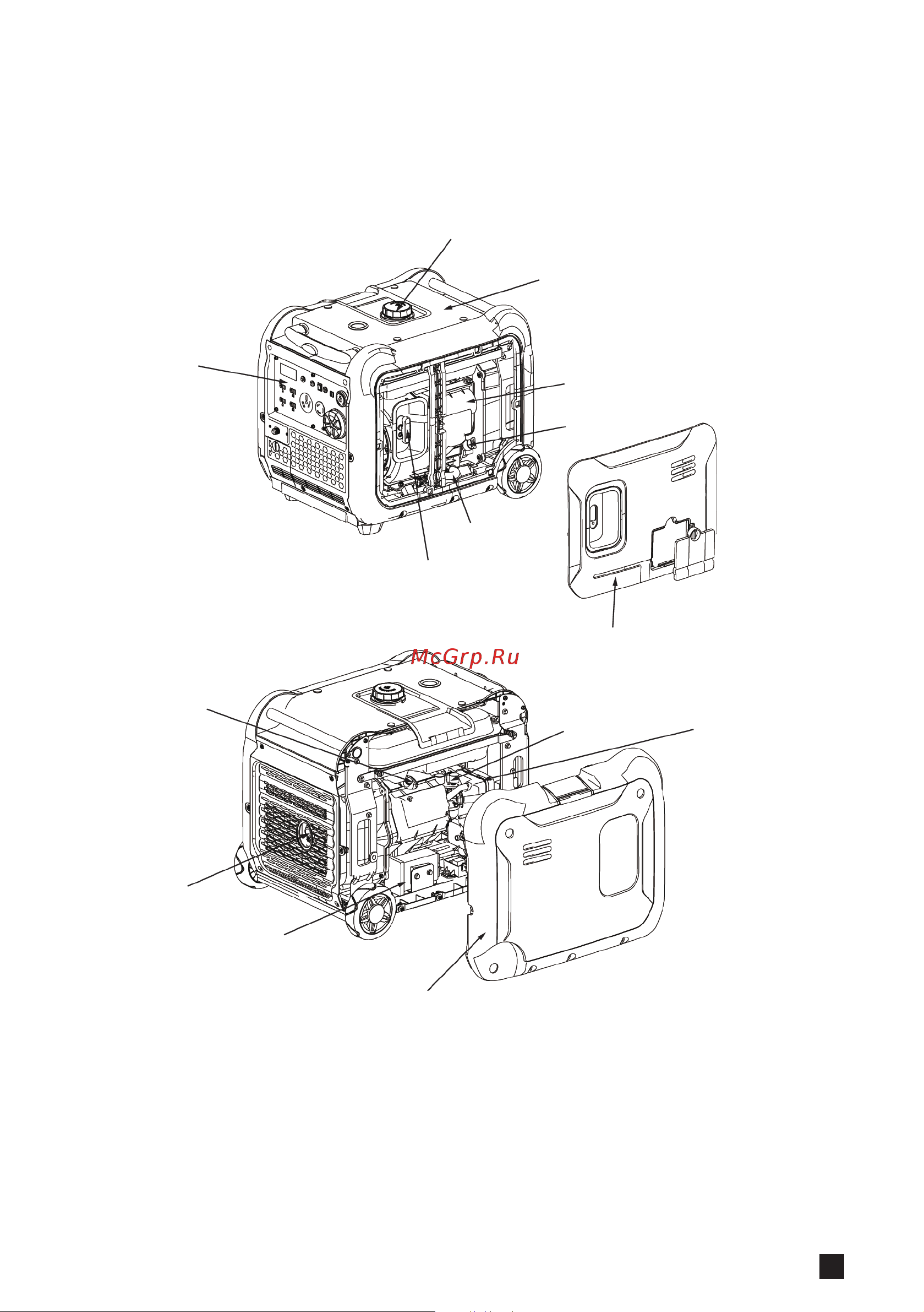 Dinking DK1200i инверторный, 1,2 кВт, 230 В, 50 Гц, DK145, бак 2,5 л ГЕН016 Инструкция онлайн [7/28] 831482