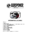 Europower EP 5000 T 3x230V Инструкция к товару