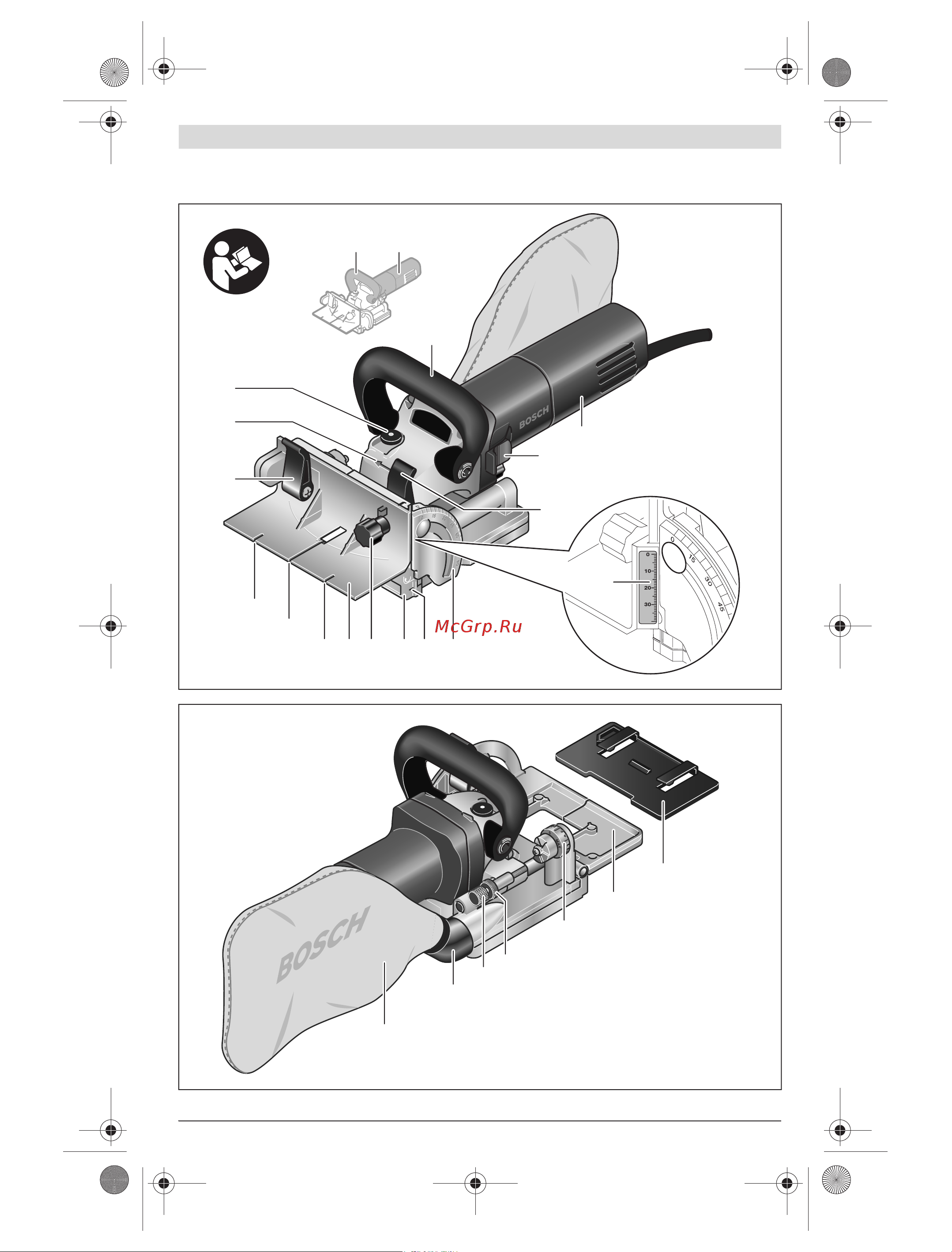 Bosch GFF 22 A Professional 0.601.620.003 Инструкция к товару онлайн [4/174] 831498