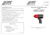 Jtc 1/2'' композитный (1356Nm) 90-120PSI 8500об/мин Инструкция по эксплуатации