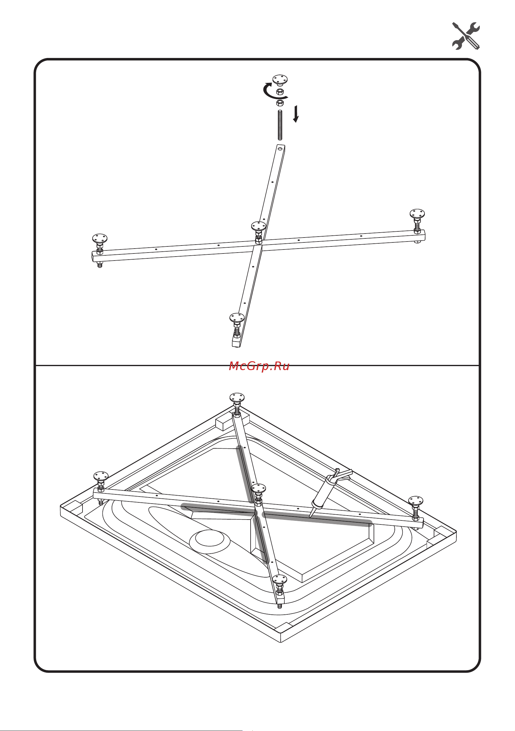AM.PM Gem Square 120x80 W90T-404-12080W Инструкция онлайн [5/8] 831939
