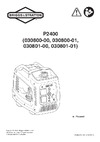 Briggs & Stratton P 2400 Inverter 030800 Инструкция
