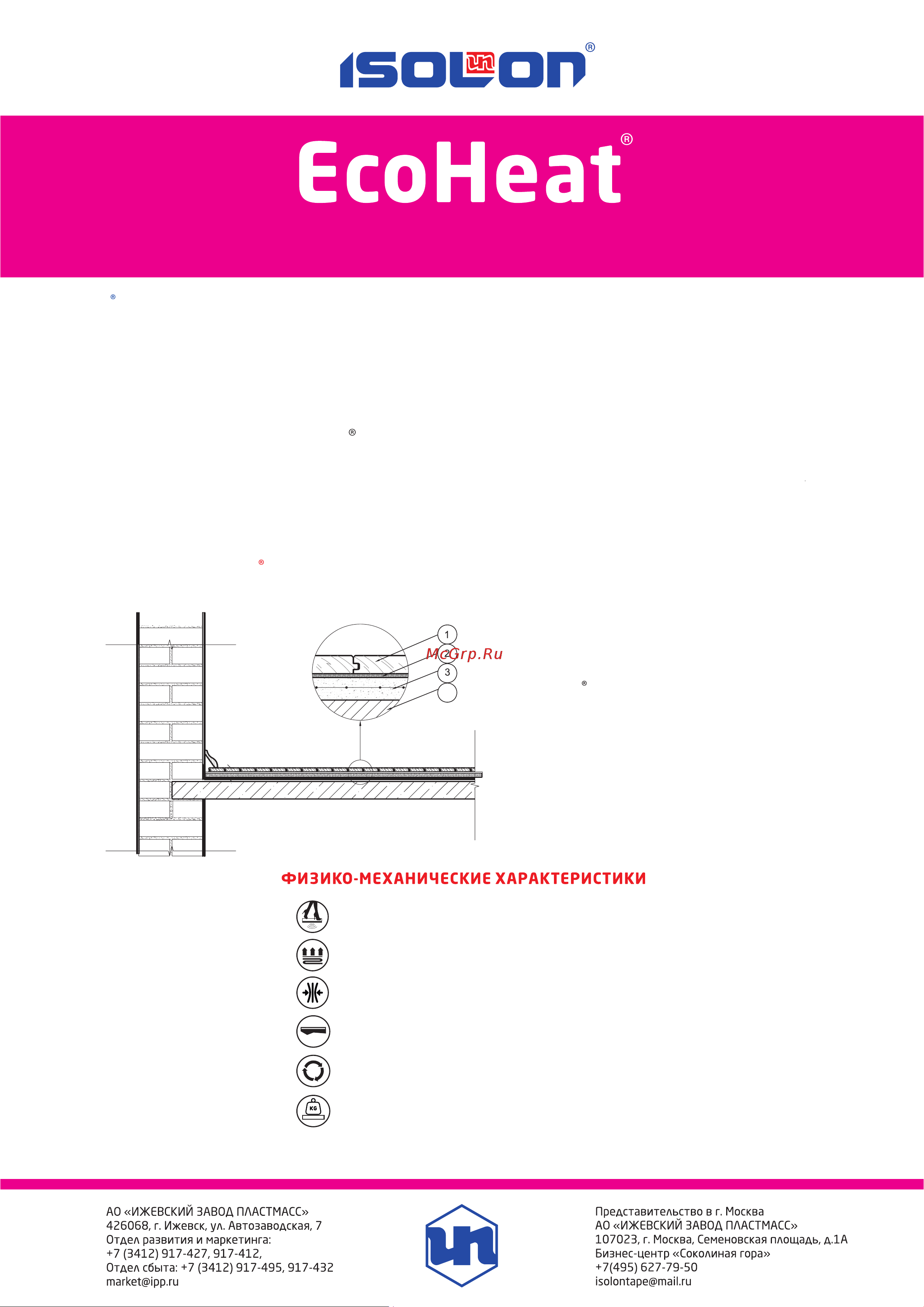 EcoHeat (2 мм; 1x8 м) 4690642024470 Информационный вкладыш онлайн [2/2] 832040