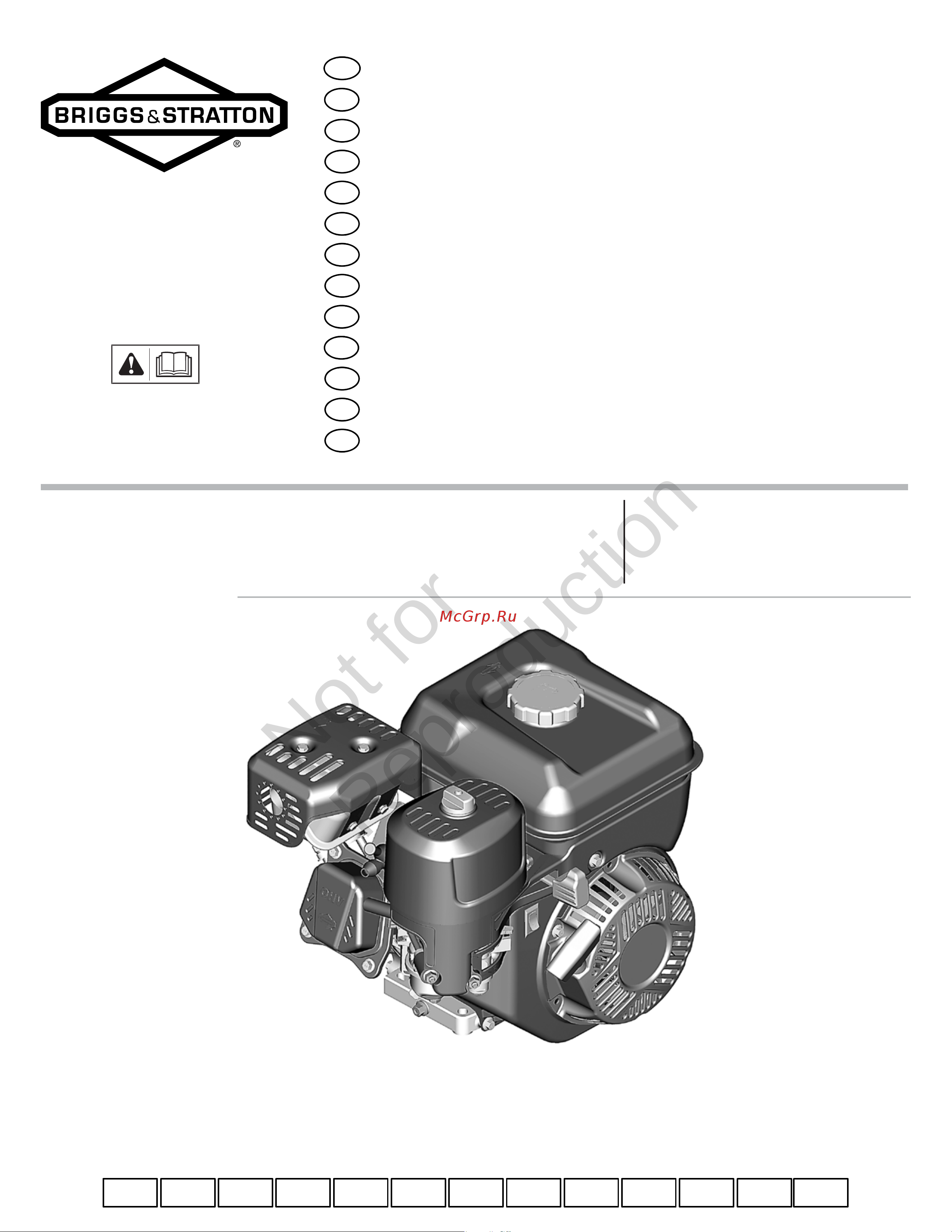 Pubert Terro 60B C2 3000361801 Инструкця к двигателю B&S онлайн