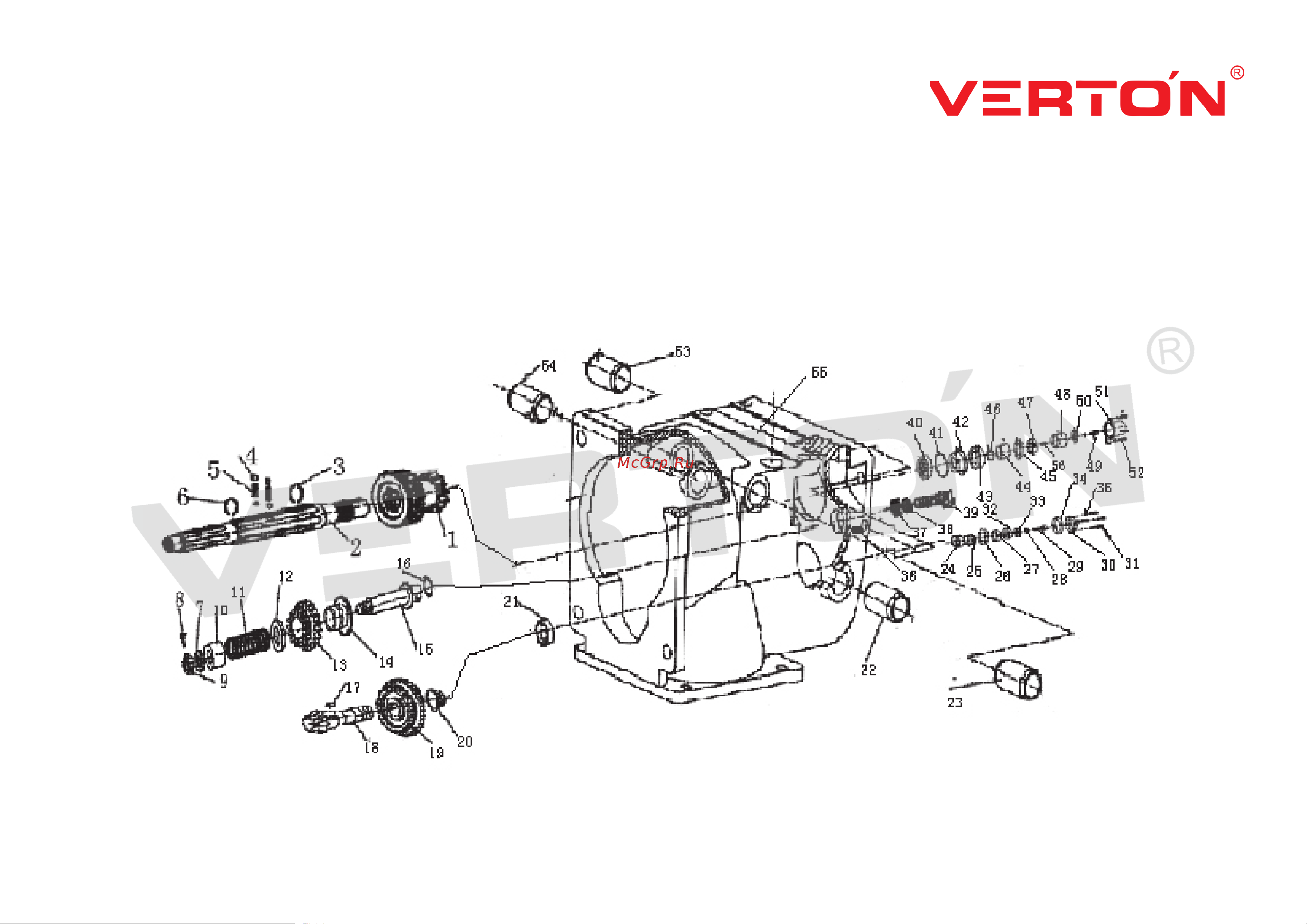 VERTON GARDEN GT1300C 01.5985.8679 Деталировка онлайн