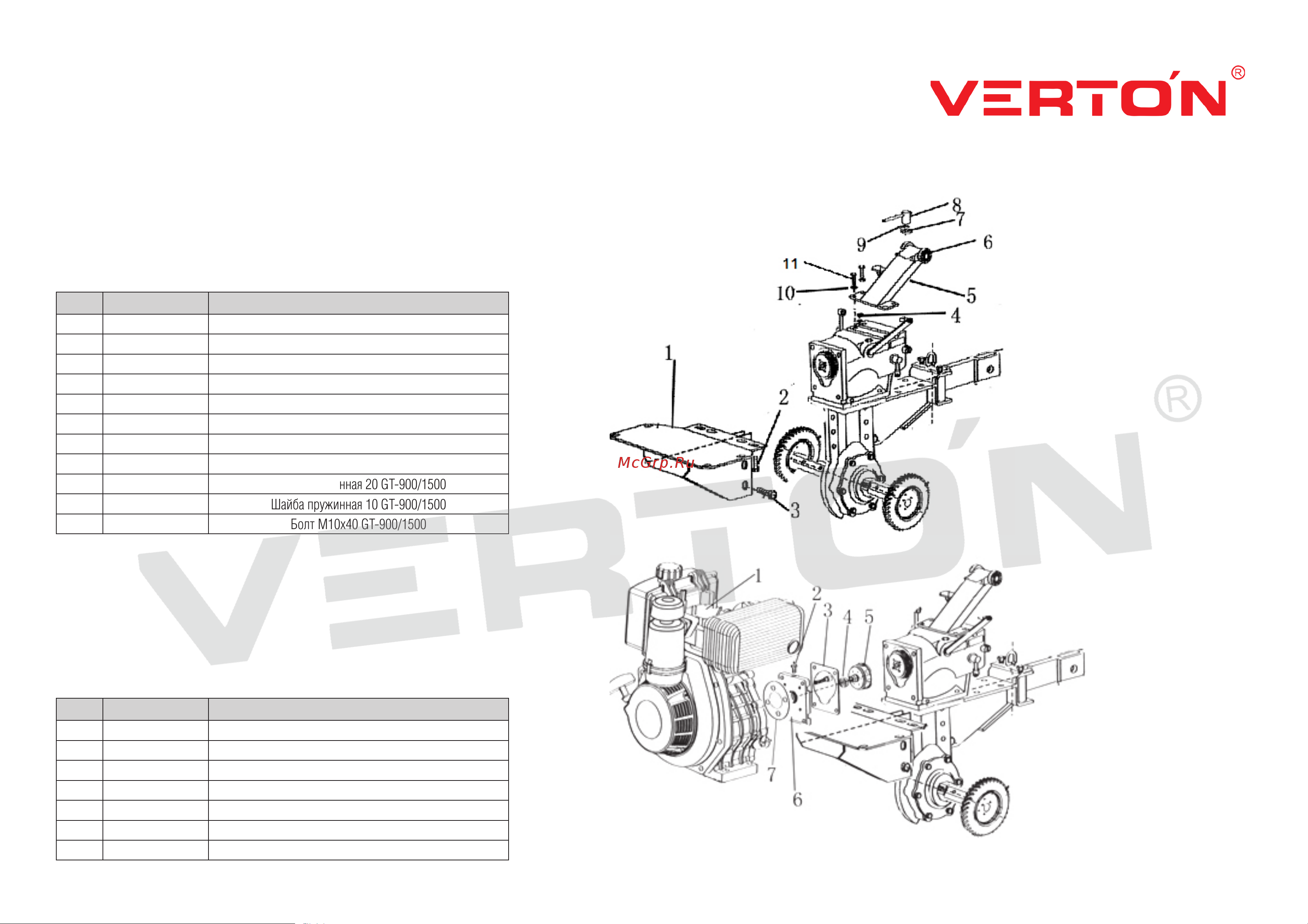 VERTON GARDEN GT1300C 01.5985.8679 Деталировка онлайн [6/9] 832203