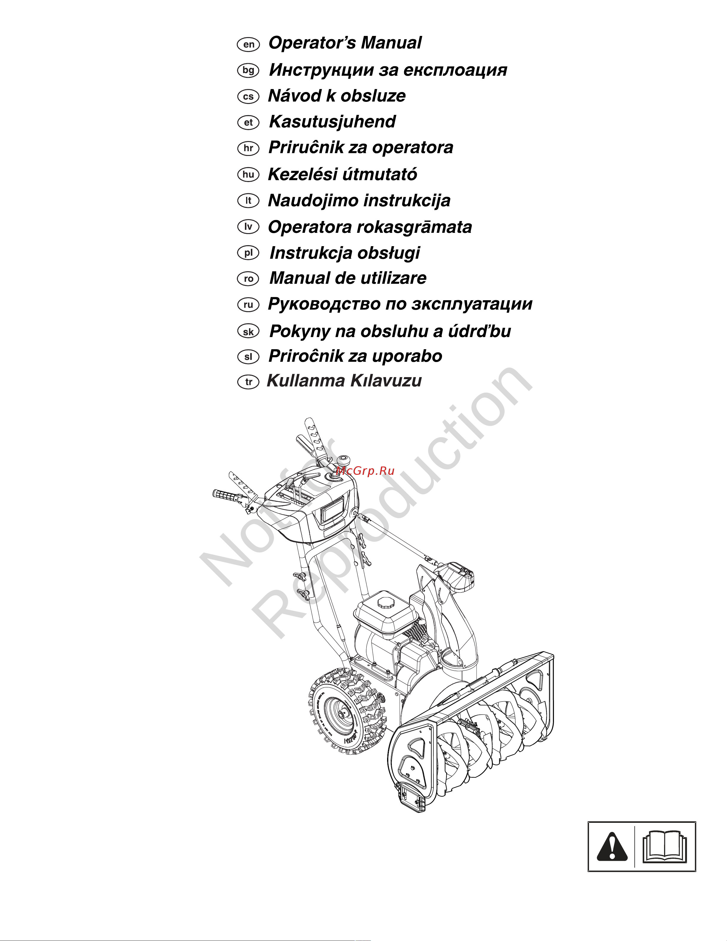 Briggs & Stratton S 1024 1696618 Инструкция к Briggs&Stratton S 1024 1696618 онлайн